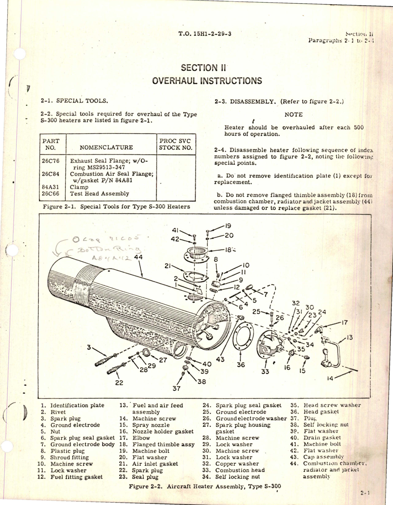 Sample page 5 from AirCorps Library document: Overhaul Manual for Aircraft Heater - Part N88A92