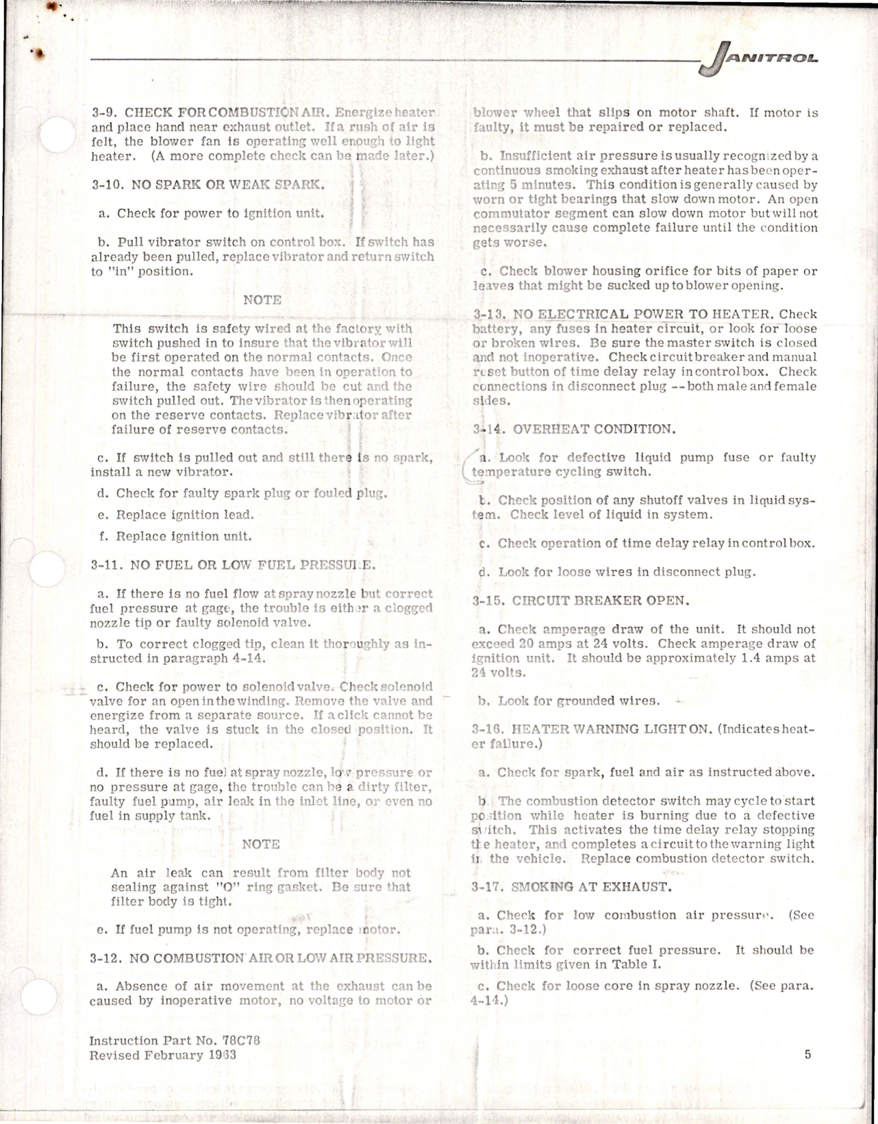 Sample page 5 from AirCorps Library document: Maintenance Instructions for Liquid Heater Assembly - Parts 36C75, A36C75, and B36C75