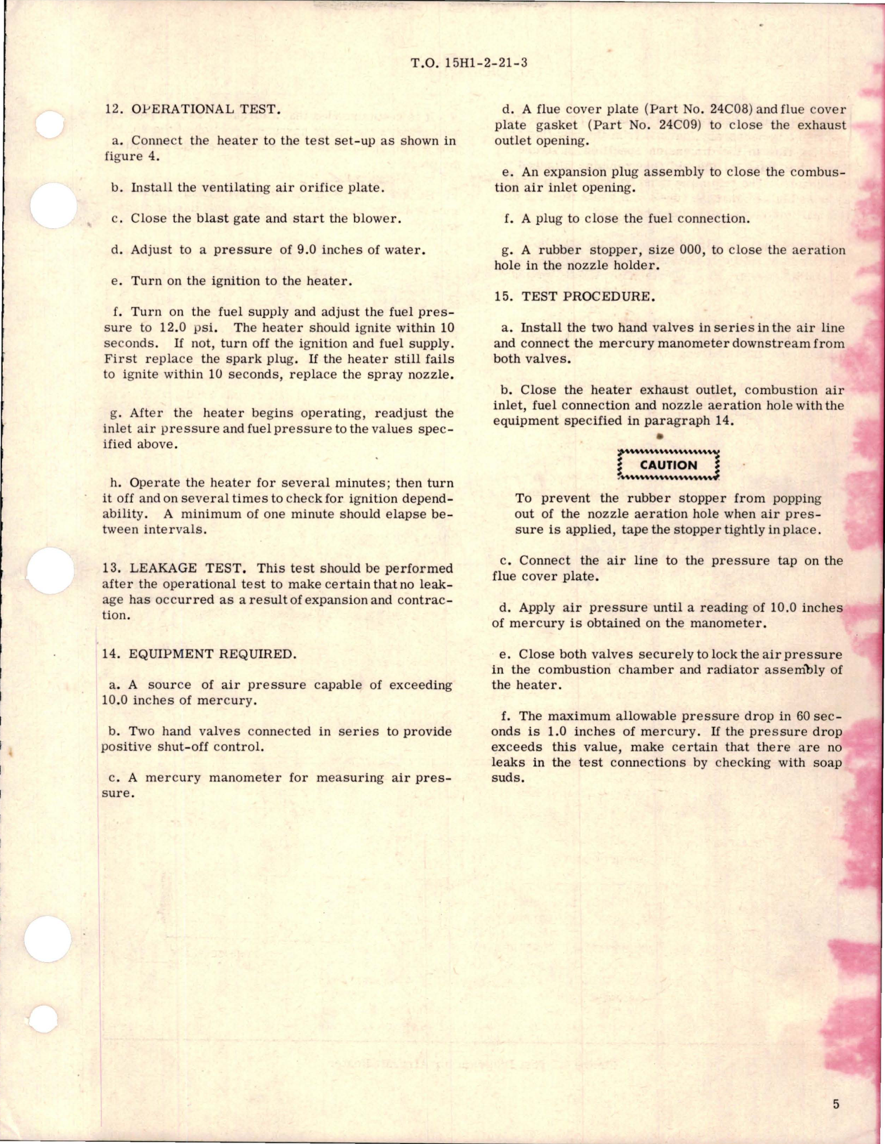 Sample page 5 from AirCorps Library document: Overhaul Instructions with Parts Breakdown for Aircraft Heater - Part A77A63 - Type S-125