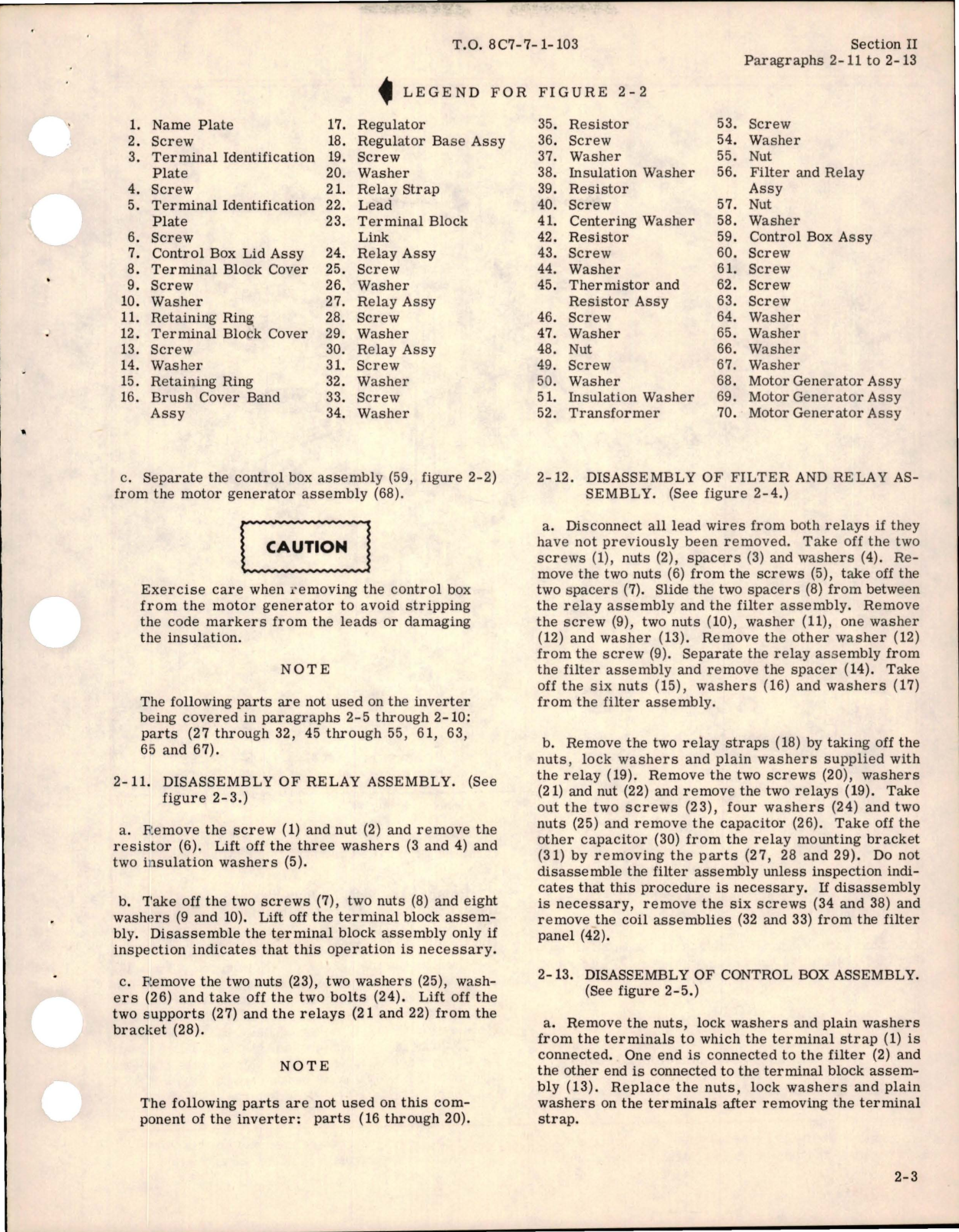 Sample page 9 from AirCorps Library document: Overhaul Manual for Inverter - Models F145, F145-2, F45-3R, and F136