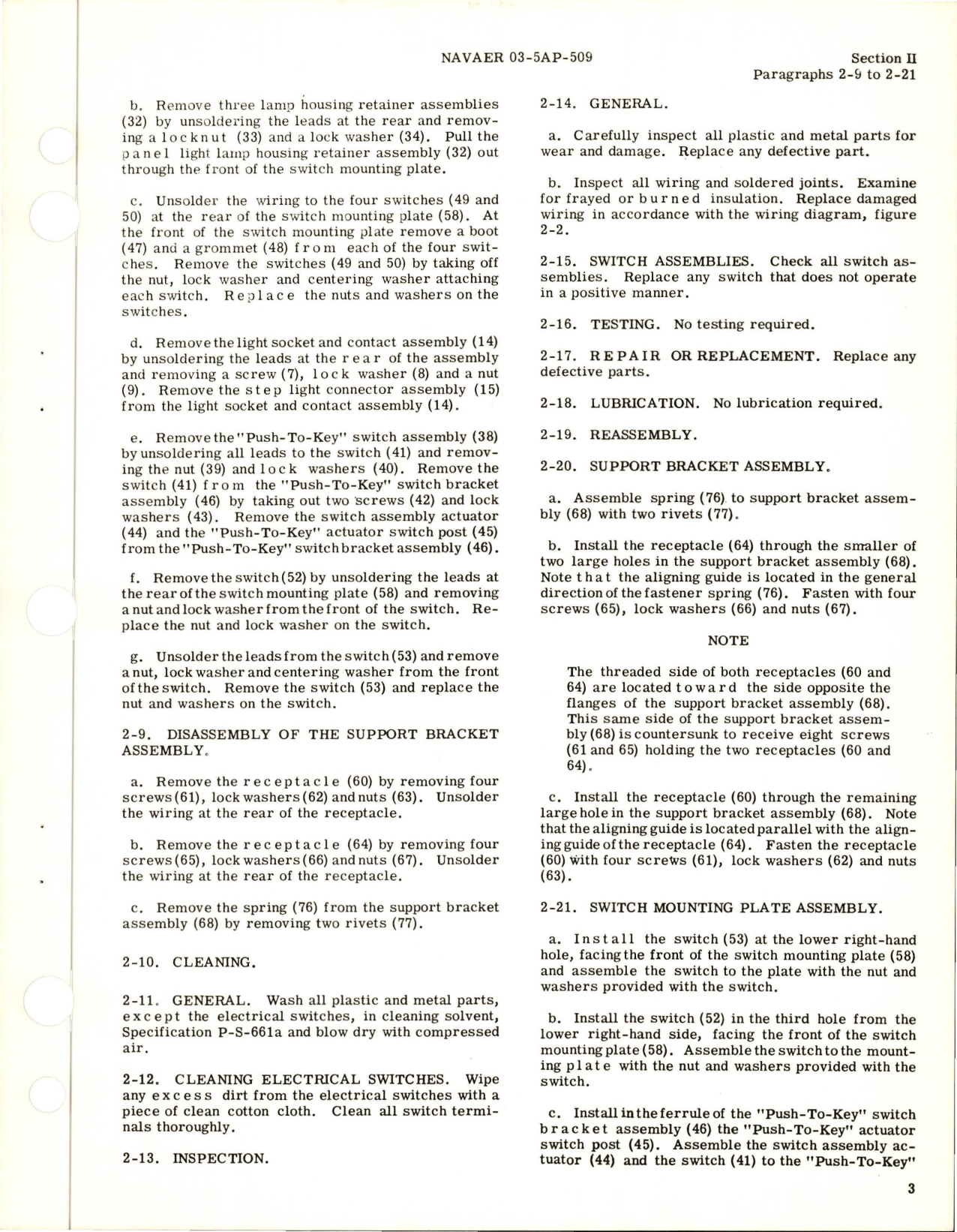 Sample page 7 from AirCorps Library document: Overhaul Instructions for Exterior Lights Control Box - Parts G-4995, G-4995-1, G-4995A, G-4995A-1, G-5185, and G-5185-1