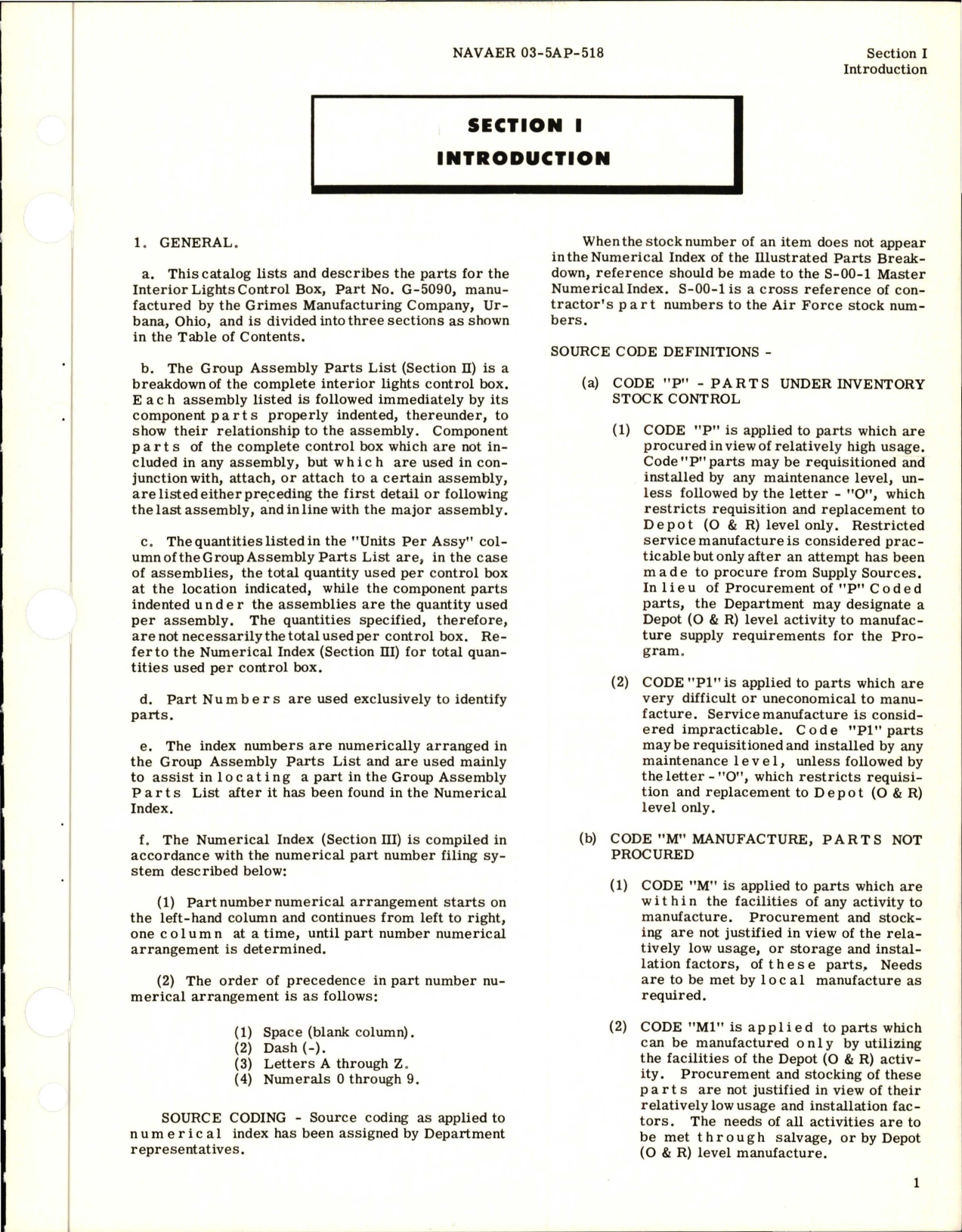 Sample page 5 from AirCorps Library document: Illustrated Parts Breakdown for Interior Light Control Box - Part G-5090