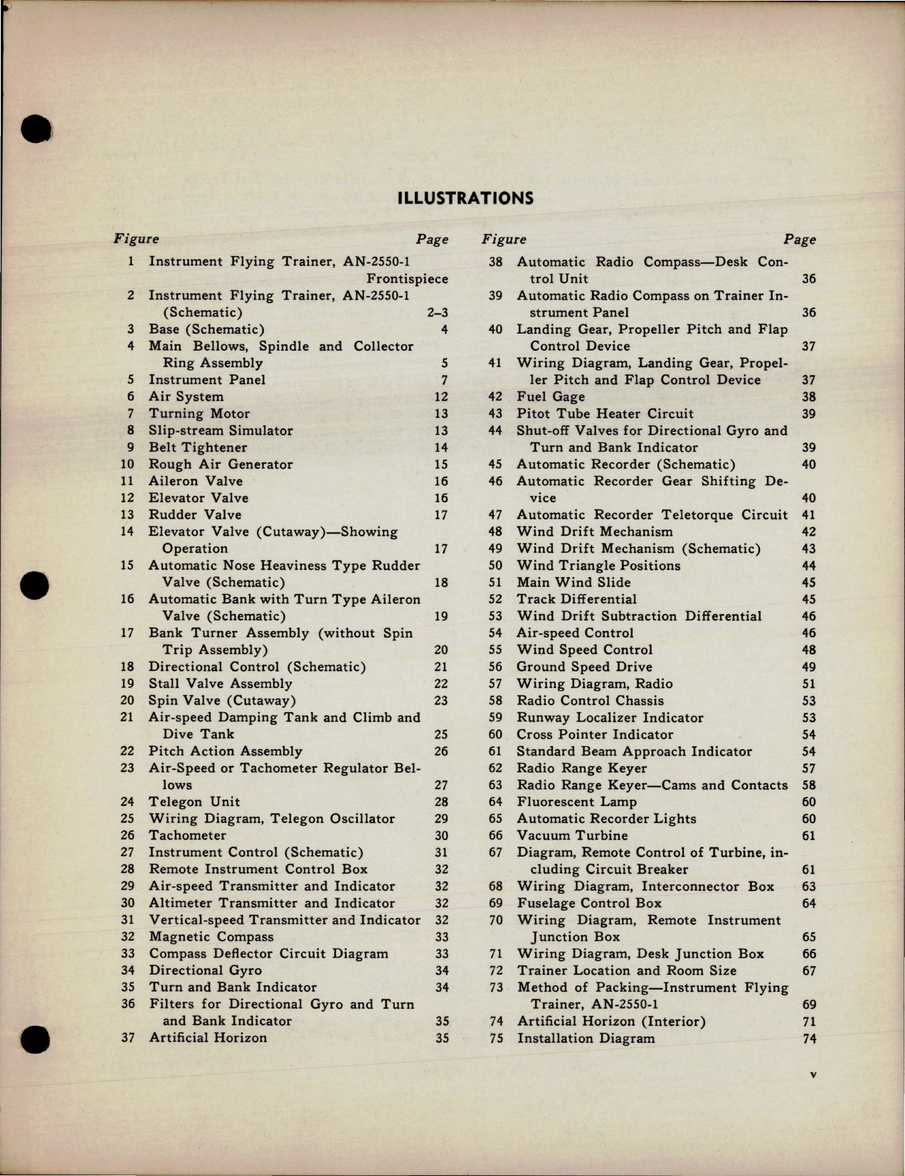 Sample page 9 from AirCorps Library document: Handbook of Instructions for Instrument Flying Trainer - AN-2550-1 (AN-T-18) 