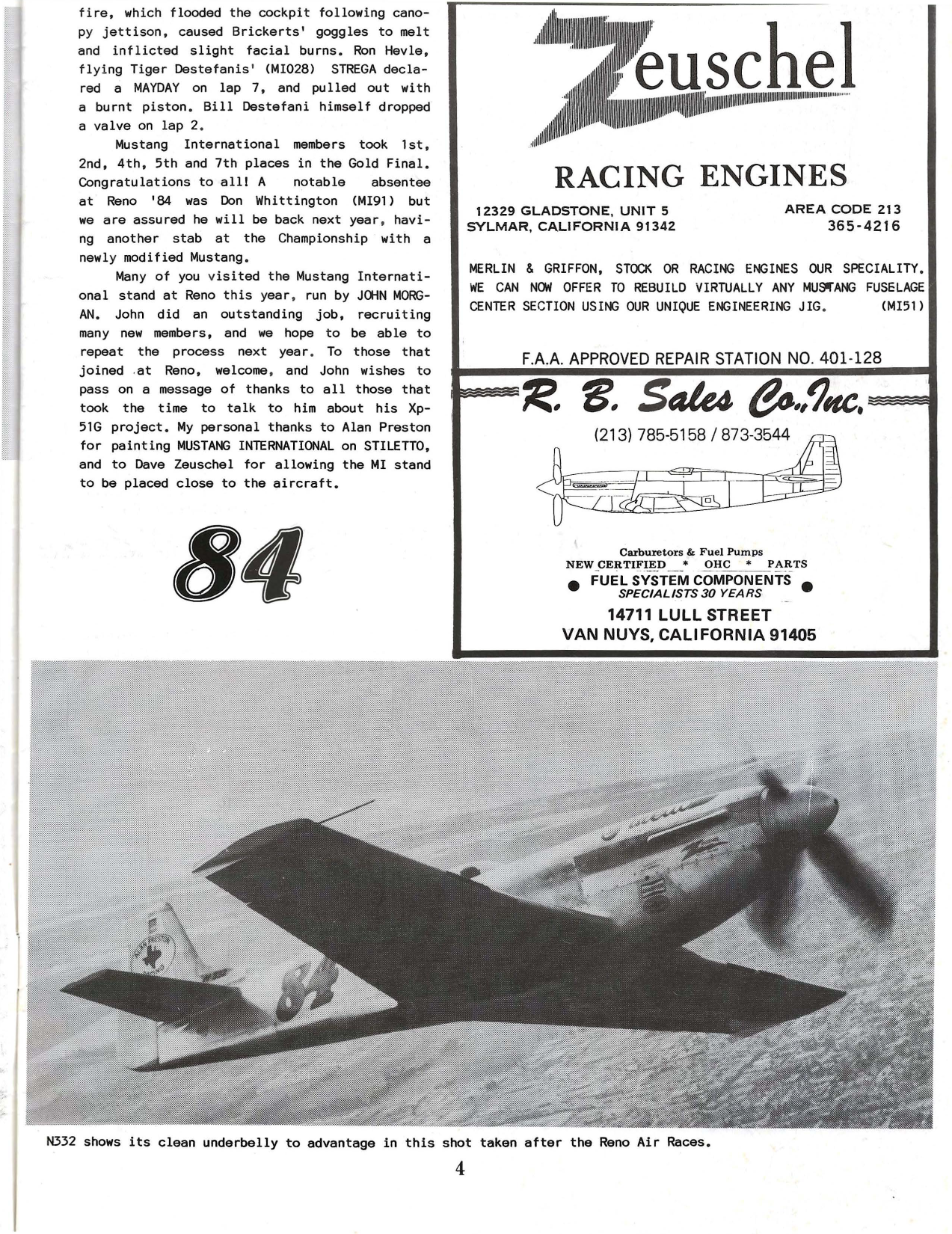 Sample page 5 from AirCorps Library document: Mustang World - Issue 5
