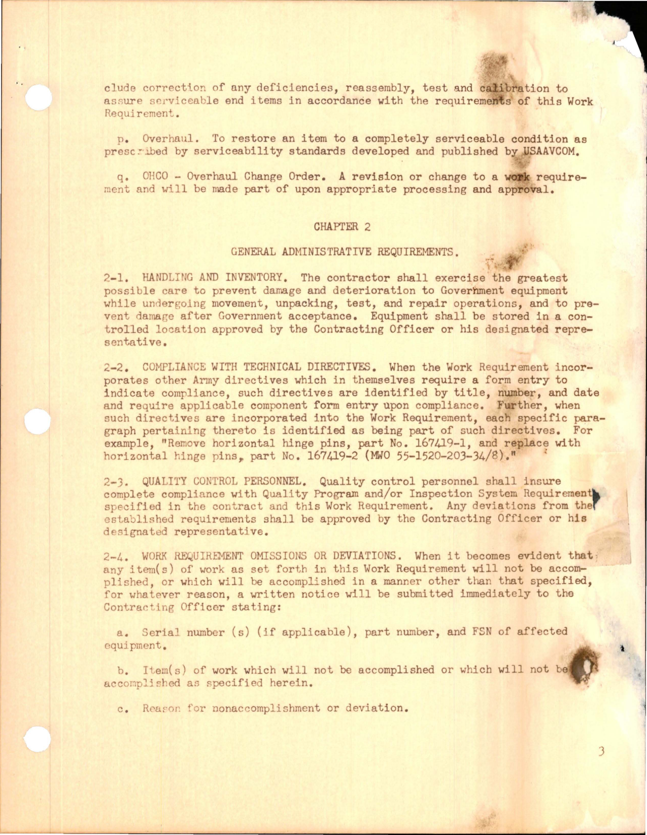 Sample page 7 from AirCorps Library document: Depot and Commercial Overhaul Work Requirement for Landing Gear Motor - Part 50-810200-610