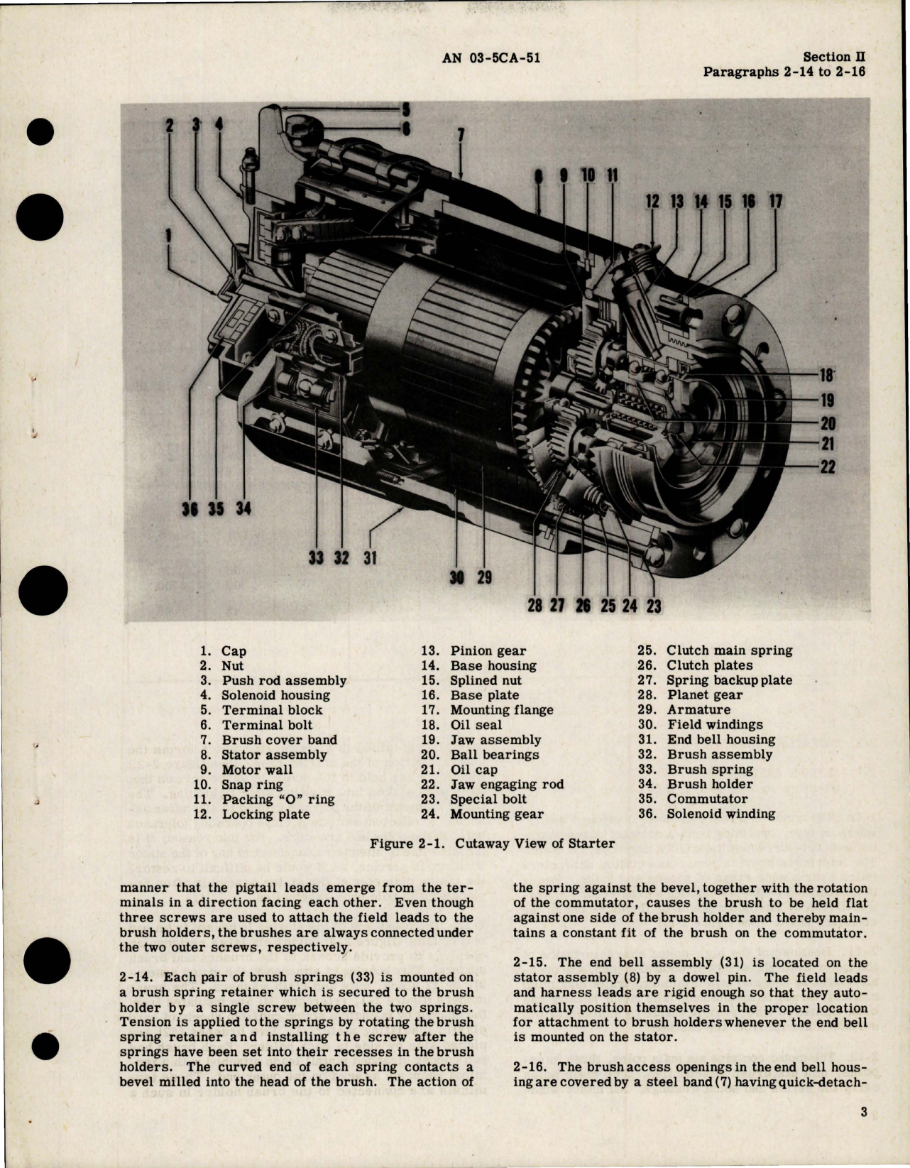 Sample page 7 from AirCorps Library document: Operation and Service Instructions for Electric Starters - D26-2, D27, D27-1, D27-1Z, D31-1, D31-2 and D31-2Z