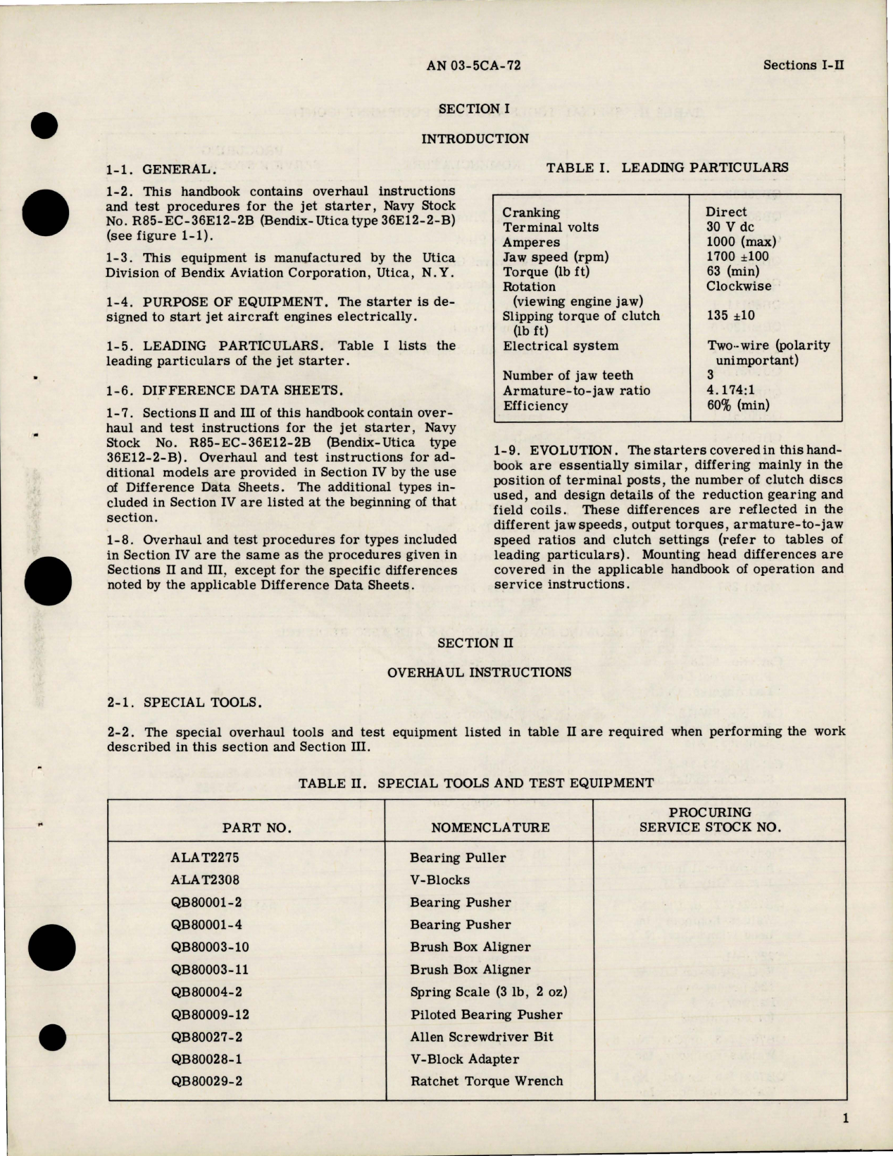 Sample page 5 from AirCorps Library document: Overhaul Instructions for Starters