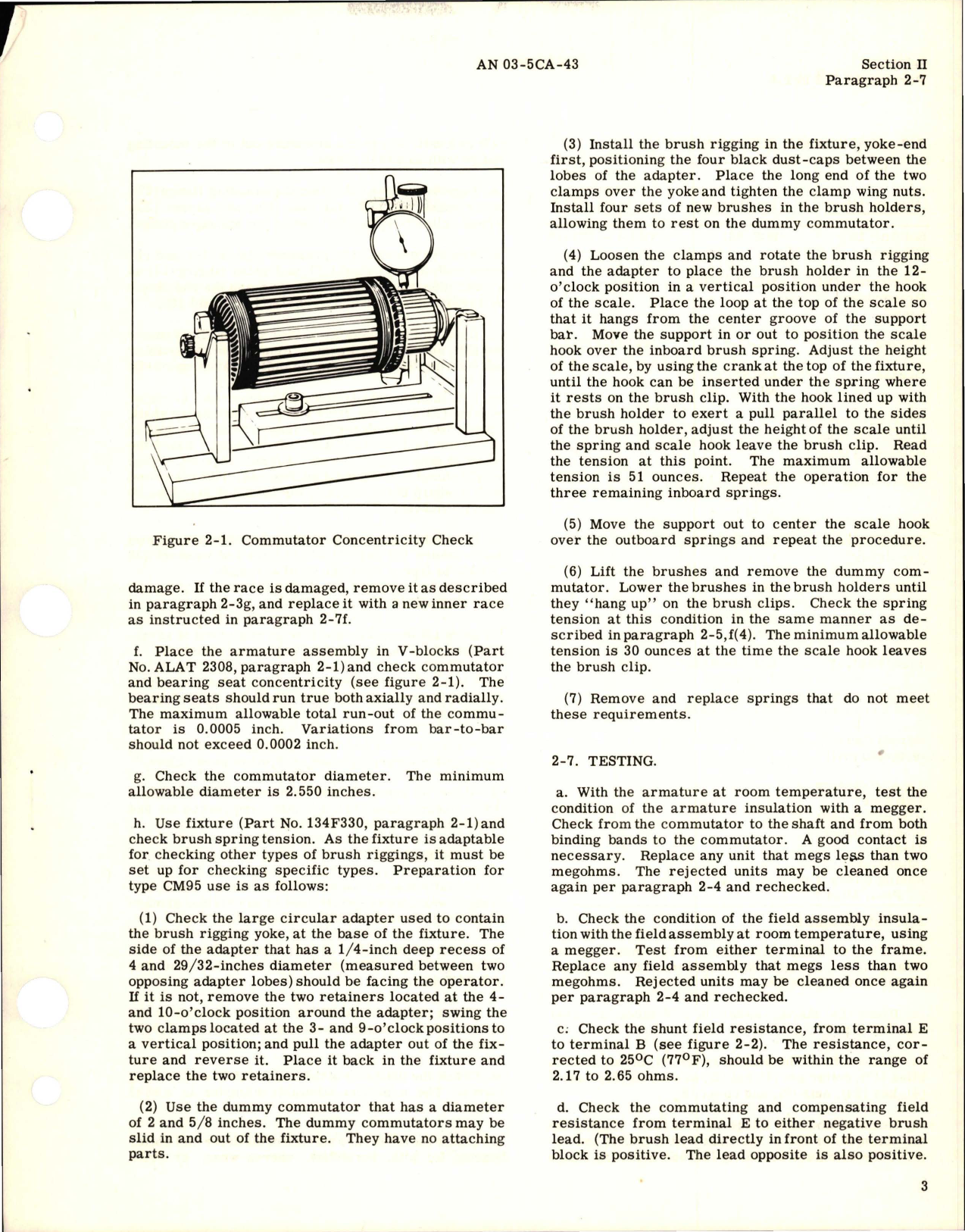 Sample page 7 from AirCorps Library document: Overhaul Instructions for Starter Motors - Models 2CM95B13, 2CM95B18, and 2CM95B19 
