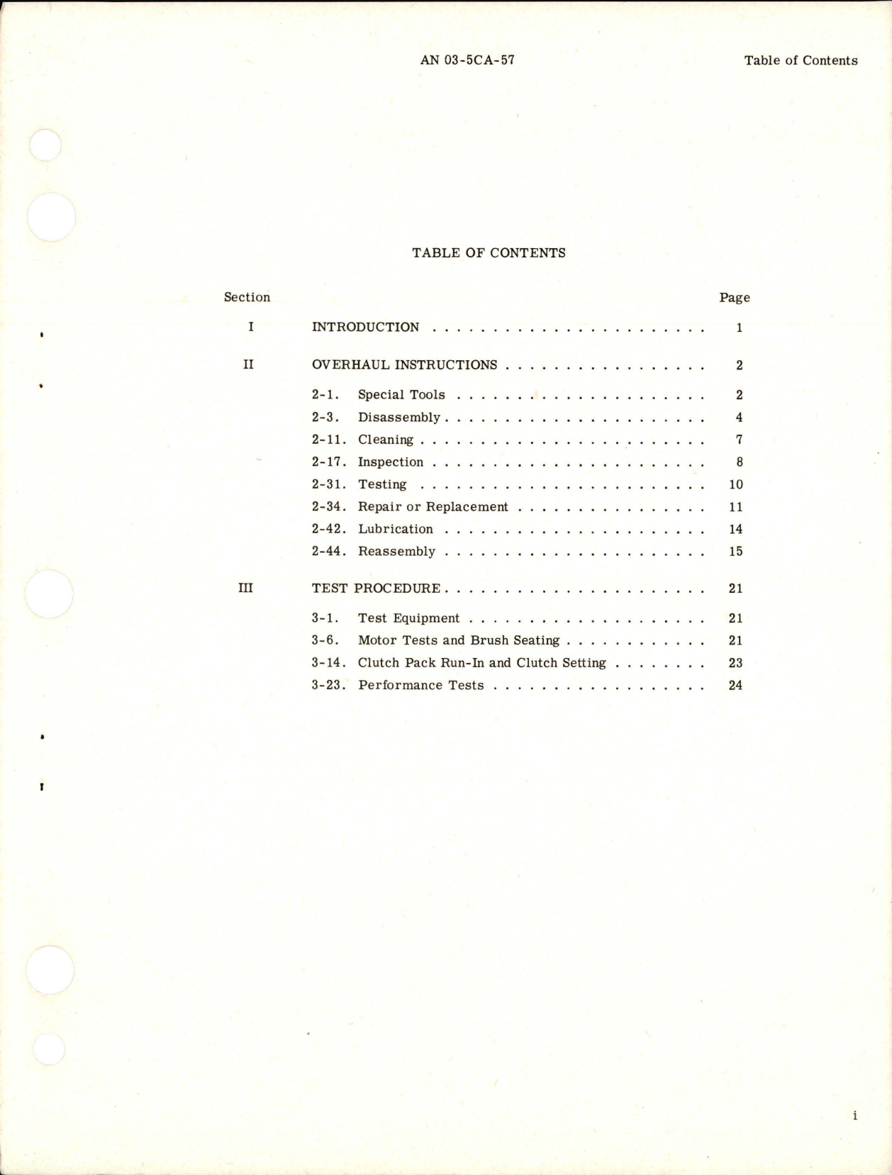 Sample page 5 from AirCorps Library document: Overhaul Instructions for Dirrect Cranking Electric Starters 