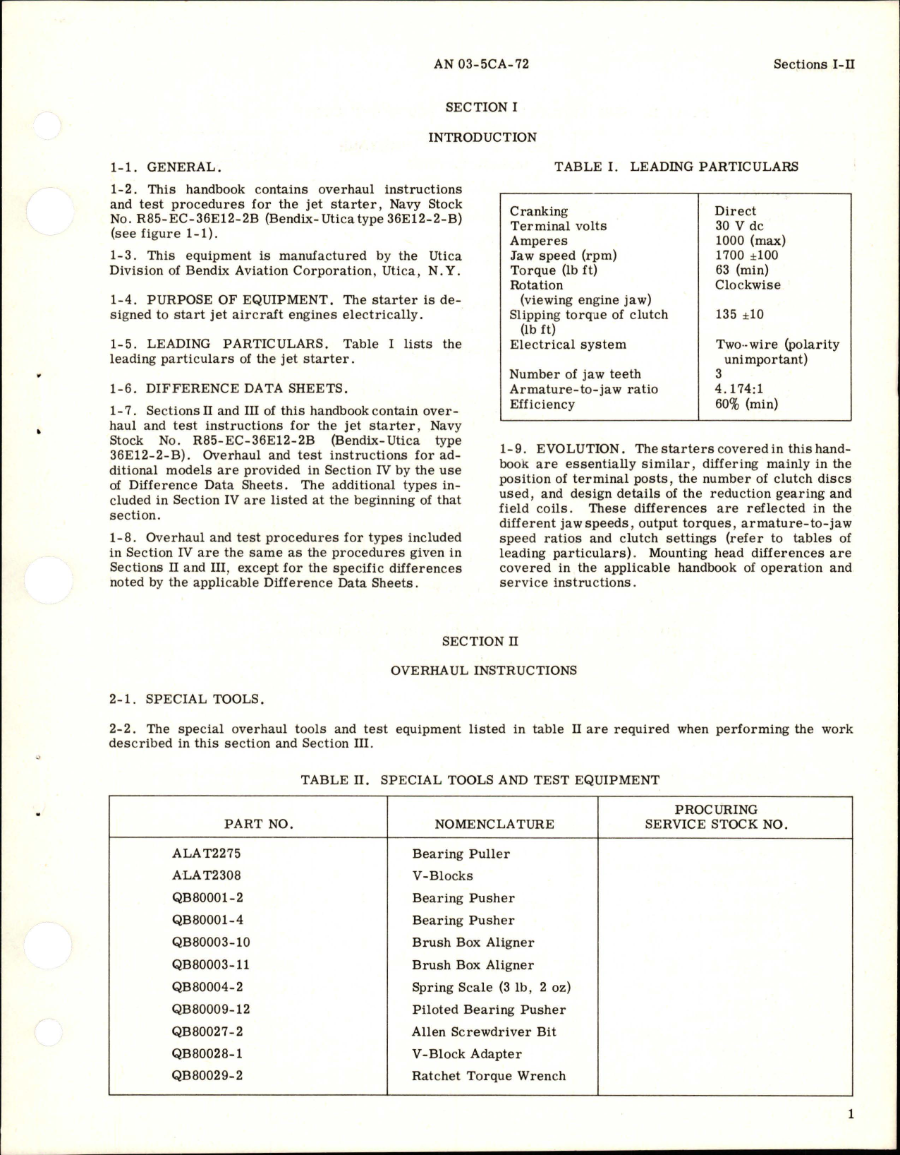 Sample page 5 from AirCorps Library document: Overhaul Instructions for Starters