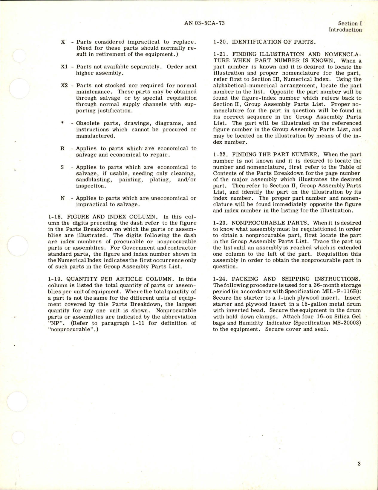 Sample page 7 from AirCorps Library document: Illustrated Parts Breakdown for Starters