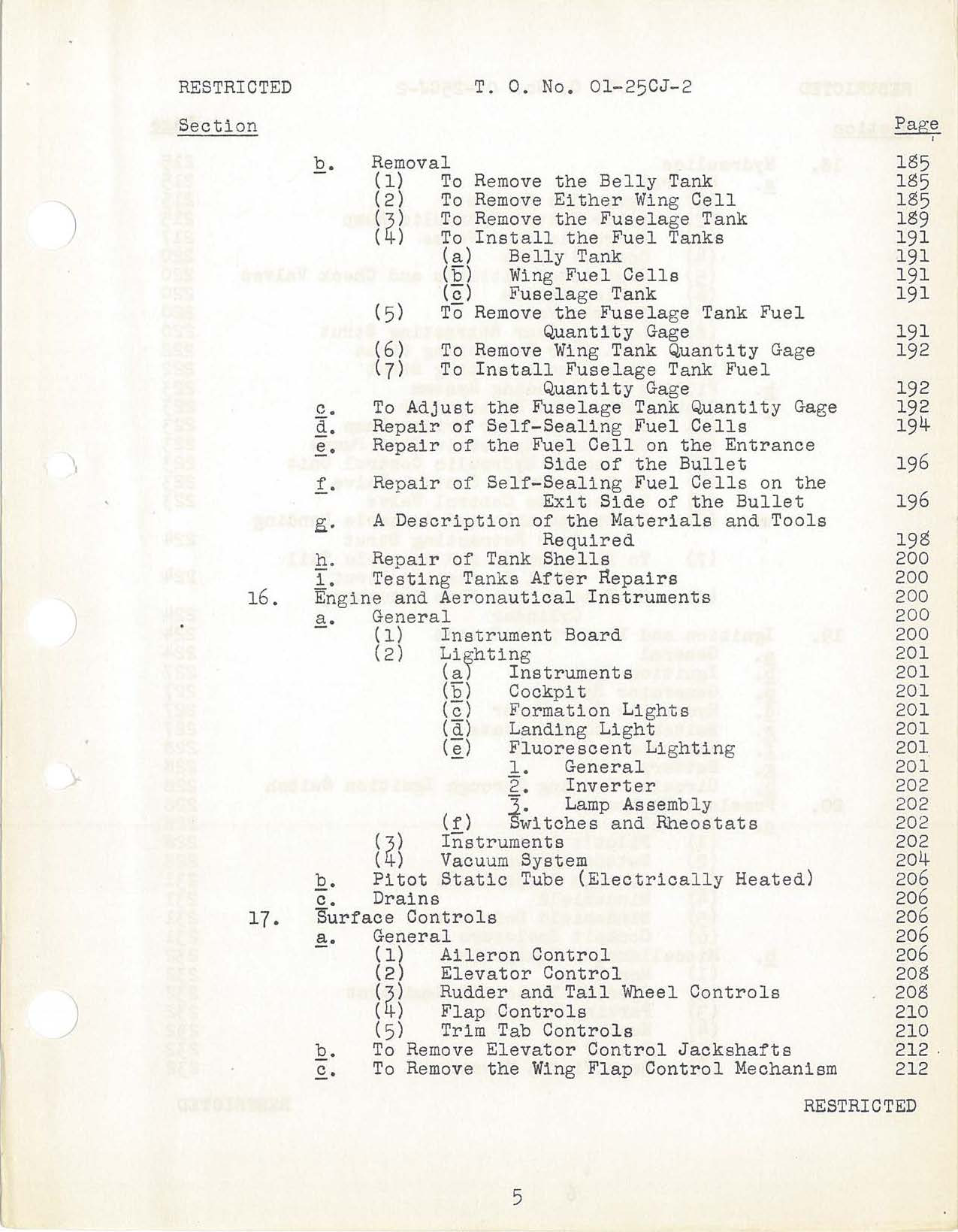 Sample page 9 from AirCorps Library document: Service Instructions for P-40E-1 Fighter