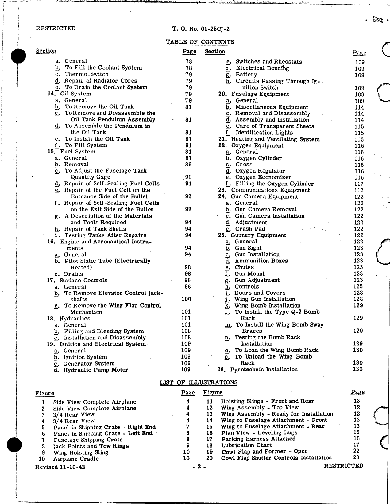 Sample page 8 from AirCorps Library document: Erection and Maintenance Instructions for P-40E-1 - Kittyhawk IA