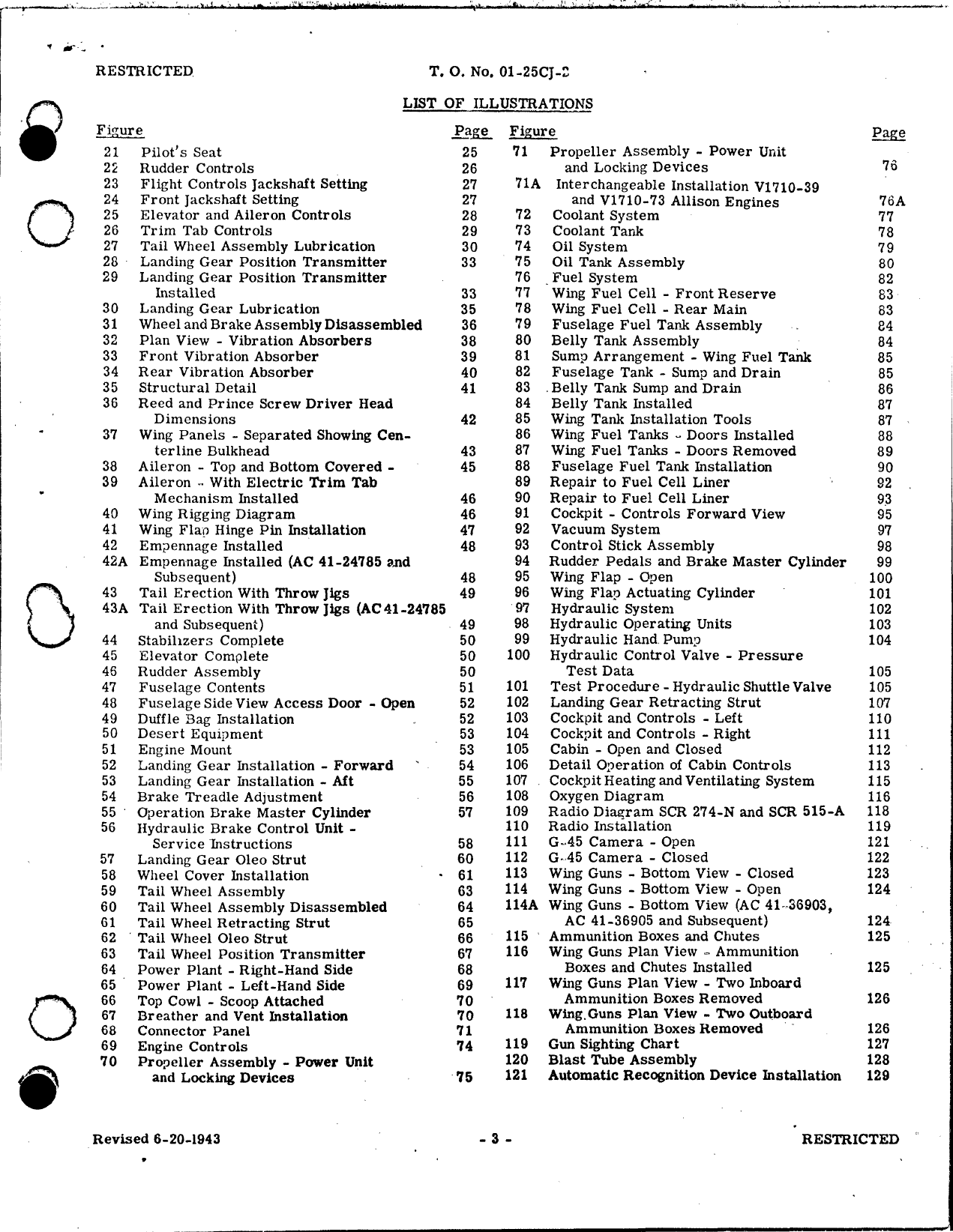 Sample page 9 from AirCorps Library document: Erection and Maintenance Instructions for P-40E-1 - Kittyhawk IA