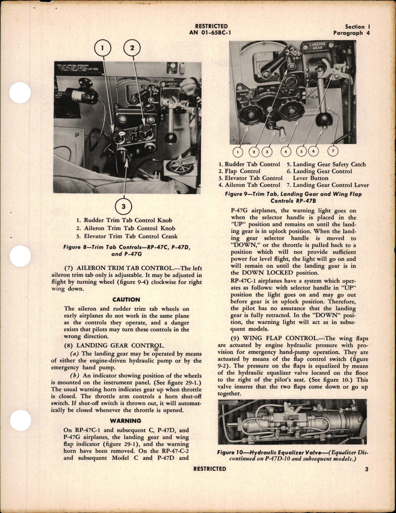 Sample page 7 from AirCorps Library document: Pilot's Flight Operating Instructions for RP-47B, RP-47C, P-47G, P-47D-1 through P-47-23