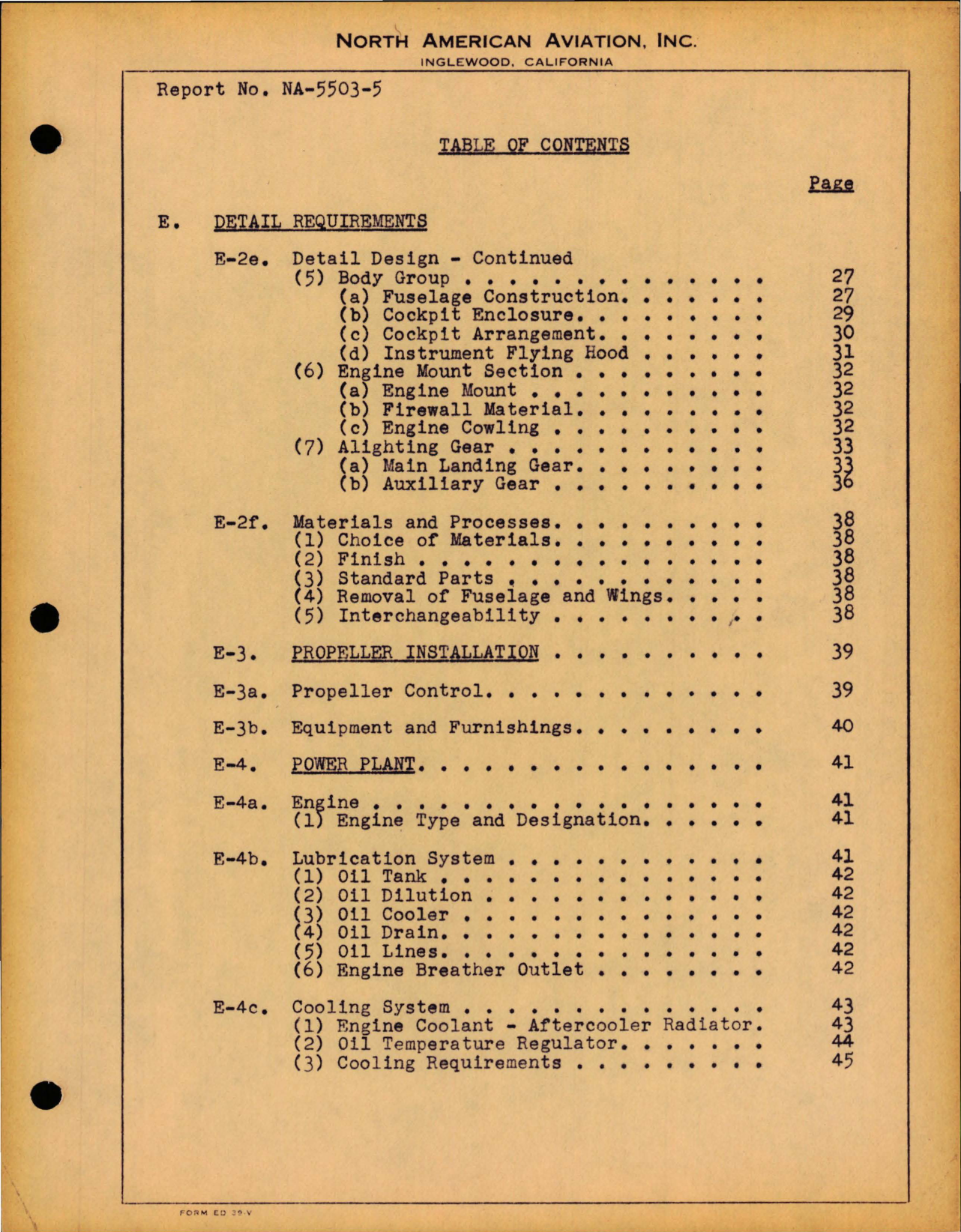 Sample page 9 from AirCorps Library document: Final Corrected Data Model Specification for P-51C-10-NT