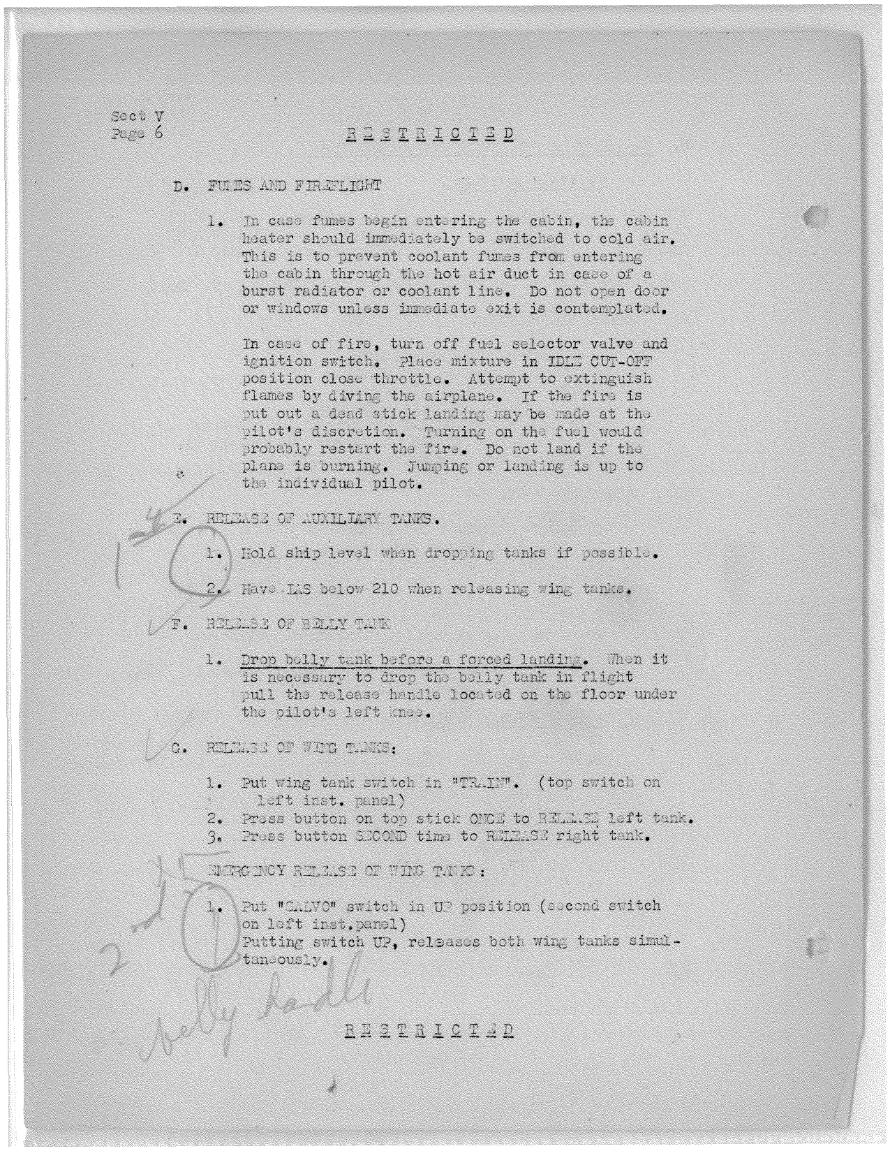 Sample page 7 from AirCorps Library document: Pre-Flight Curriculum for P-63 