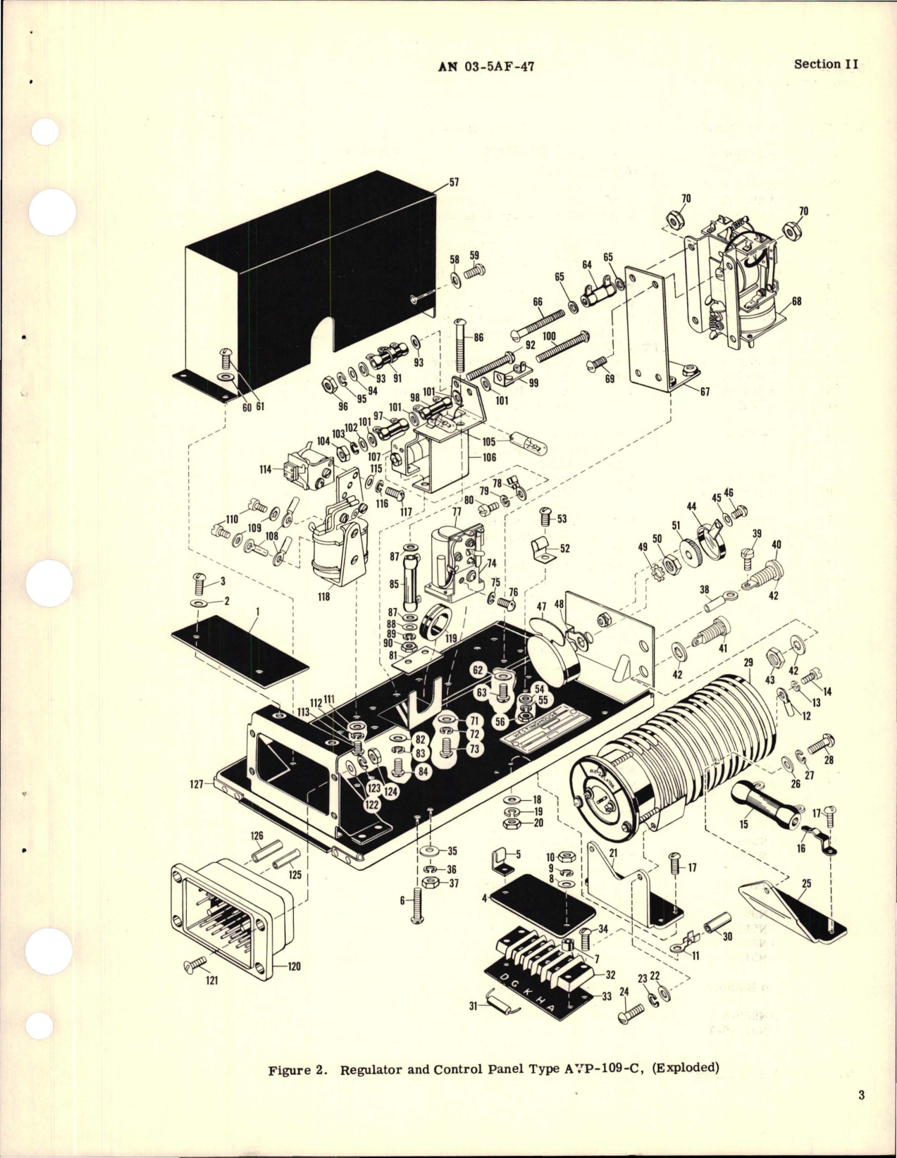 Sample page 5 from AirCorps Library document: Parts Catalog for Regulator and Control Panel - Part A24A9178-3 - Type AVP-109-C