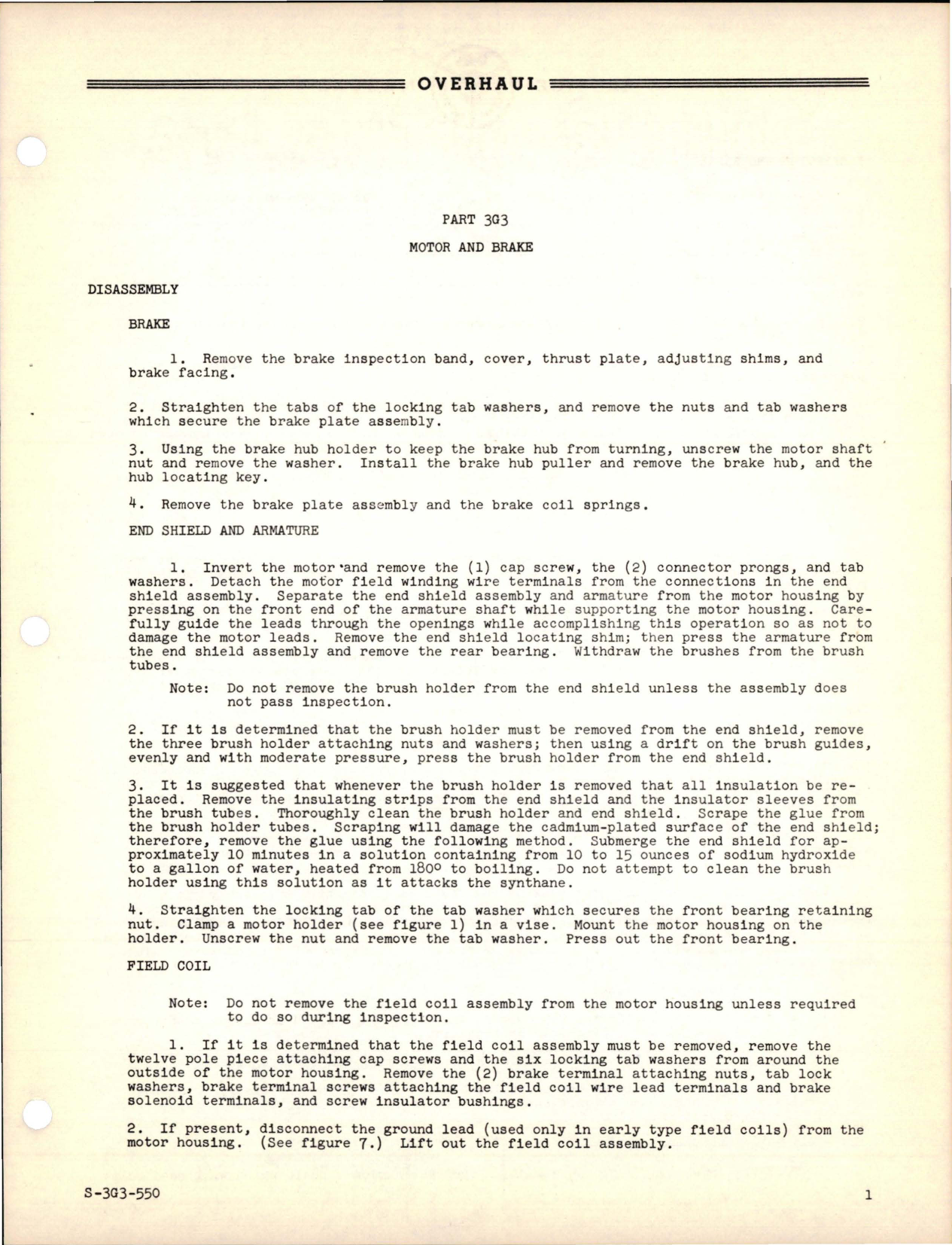 Sample page 5 from AirCorps Library document: Propeller Overhaul for Motor and Brake - Model C632S-B Series