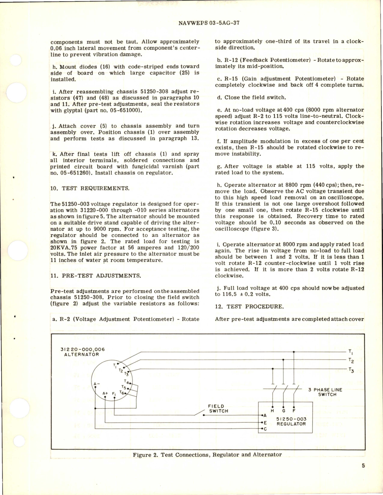 Sample page 7 from AirCorps Library document: Overhaul Instructions with Parts Breakdown for Voltage Regulator - Models 51250-003 and R6110-777-0092-ZJHA