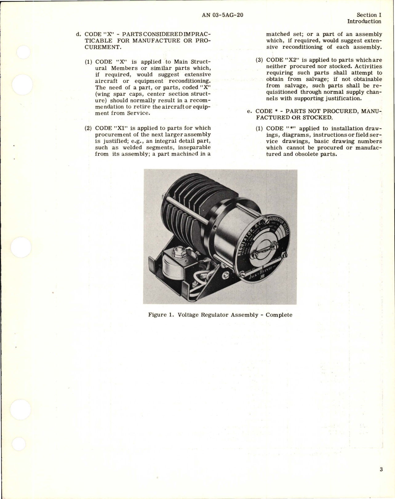 Sample page 5 from AirCorps Library document: Illustrated Parts Breakdown for Voltage Regulator - Model GR28