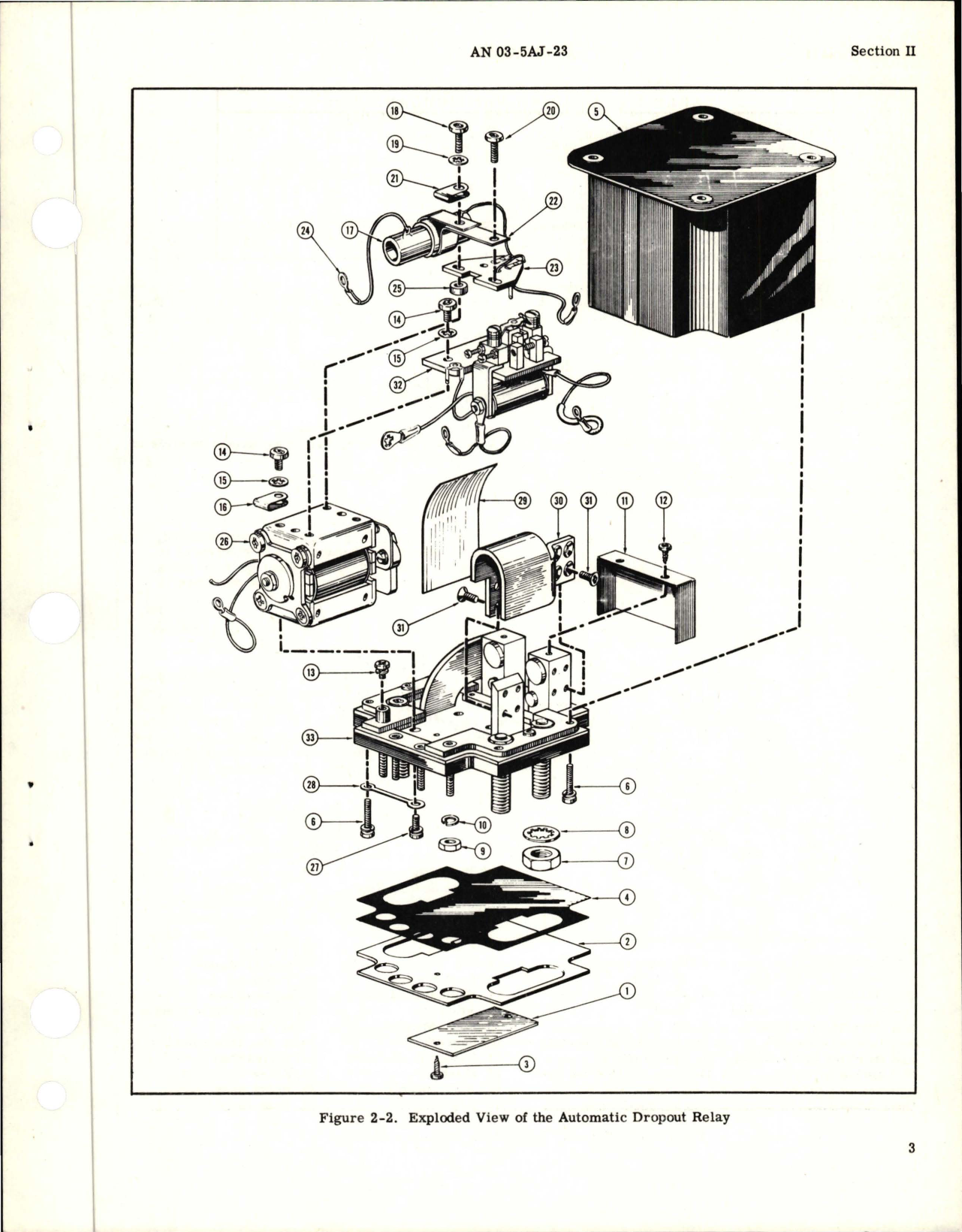 Sample page 7 from AirCorps Library document: Overhaul Instructions for Dropout Relay - Model A-711J and A-711K - Type AN3391-2B and AN3391-2A 