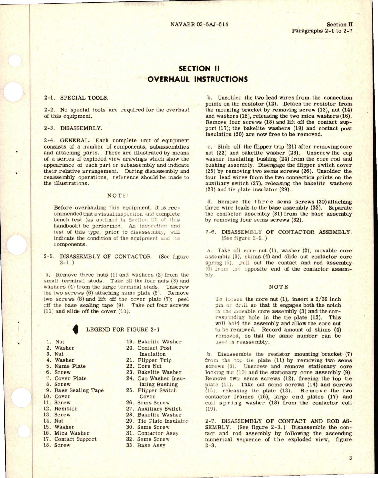 Sample page 7 from AirCorps Library document: Overhaul Instructions for Solenoid Relay - Parts A-792 and A-792KB