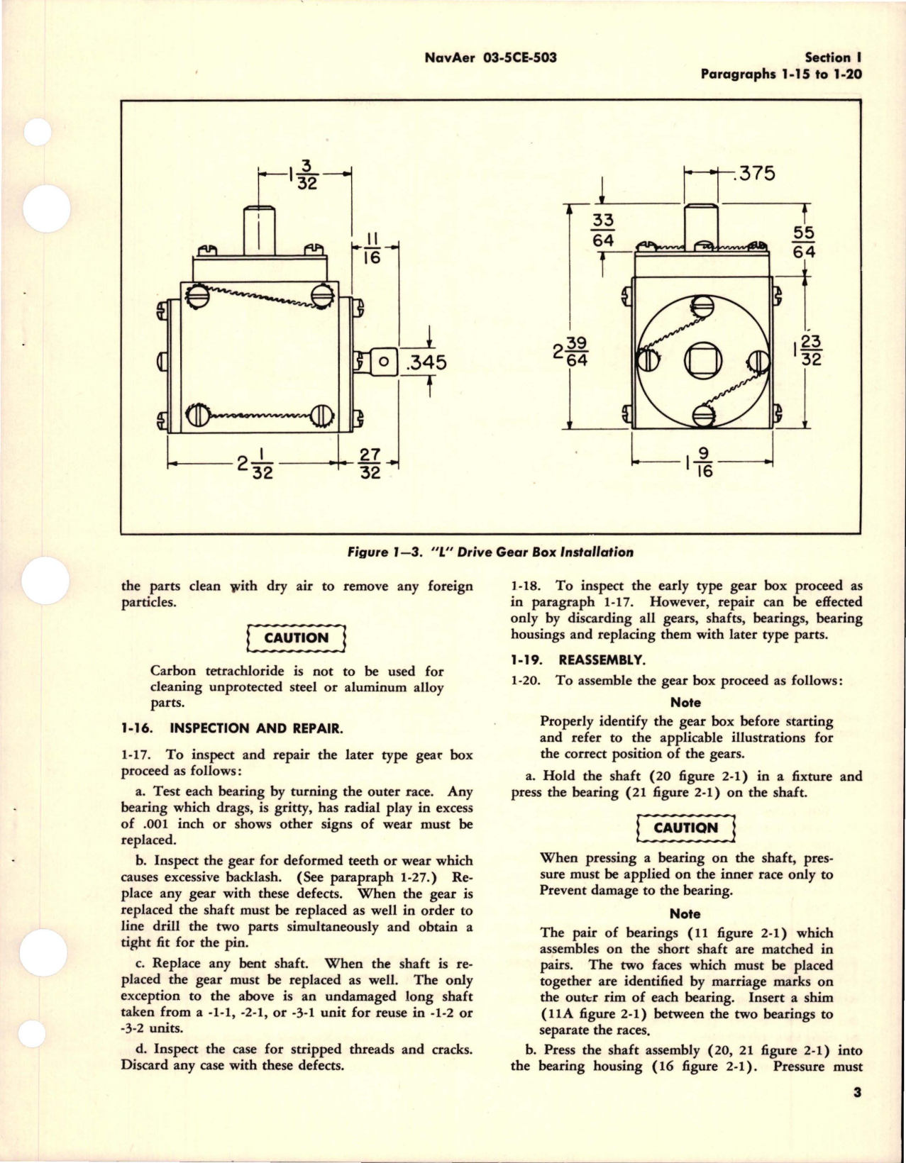 Sample page 7 from AirCorps Library document: Overhaul Instructions with Parts Catalog for L Drive Gear Box Assembly