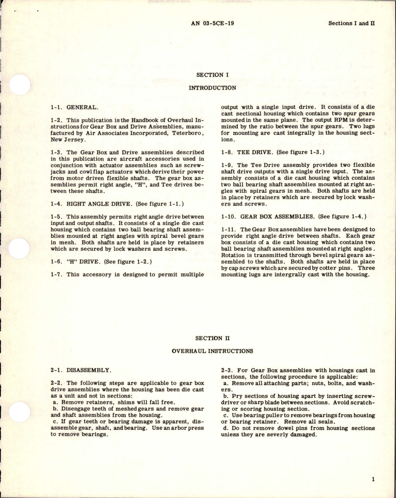 Sample page 5 from AirCorps Library document: Overhaul Instructions for Gear Box Drive Assembly