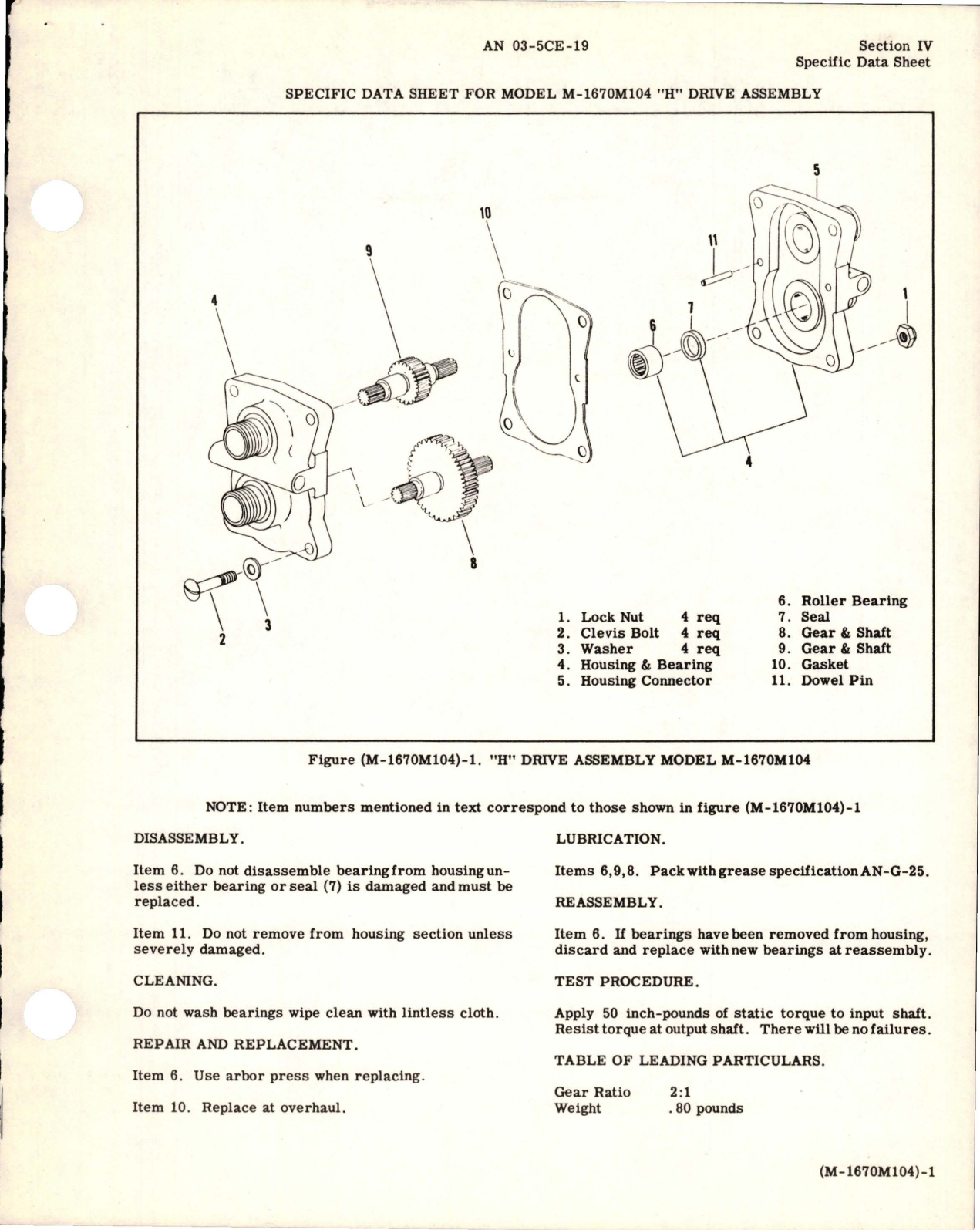 Sample page 7 from AirCorps Library document: Overhaul Instructions for Gear Box Drive Assembly