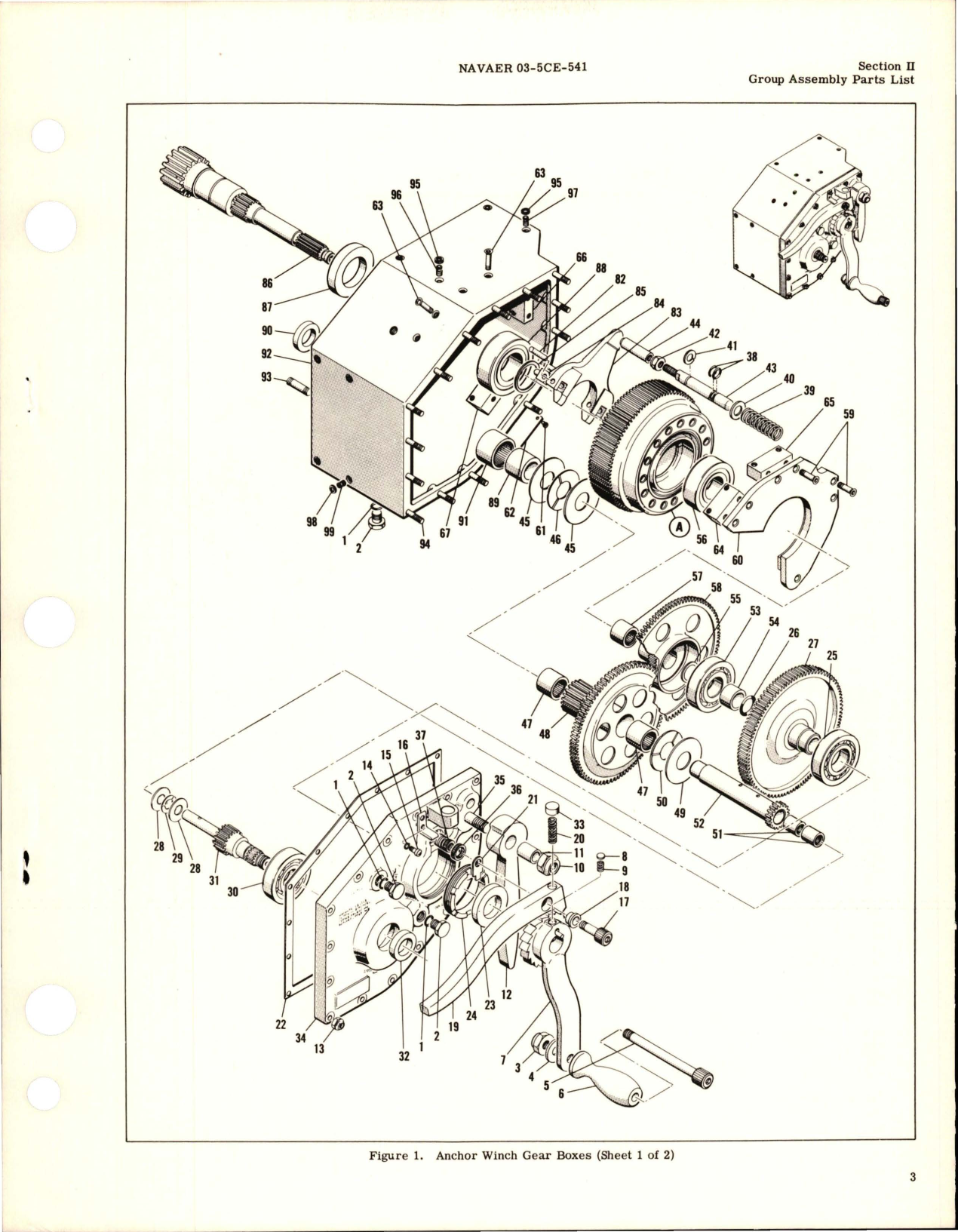 Sample page 5 from AirCorps Library document: Illustrated Parts Breakdown for Anchor Winch Gear Boxes - Parts 5044-2 and 5044-3