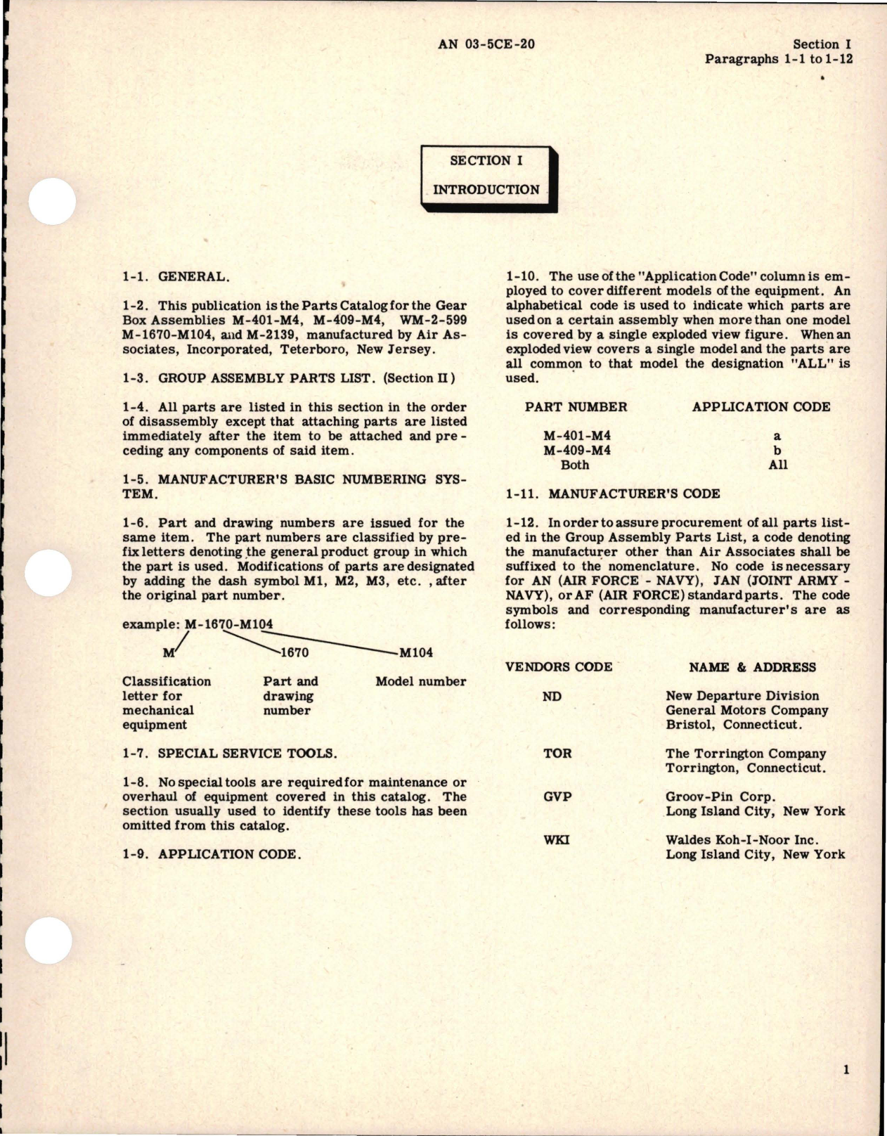 Sample page 5 from AirCorps Library document: Parts Catalog for Gear Box Drive Assembly 