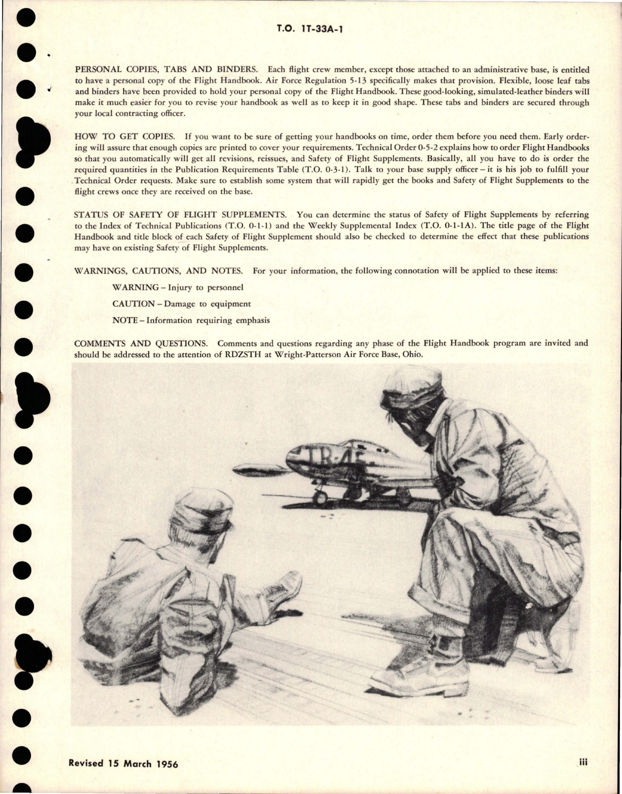 Sample page 7 from AirCorps Library document: Flight Handbook for T-33A and TV-2