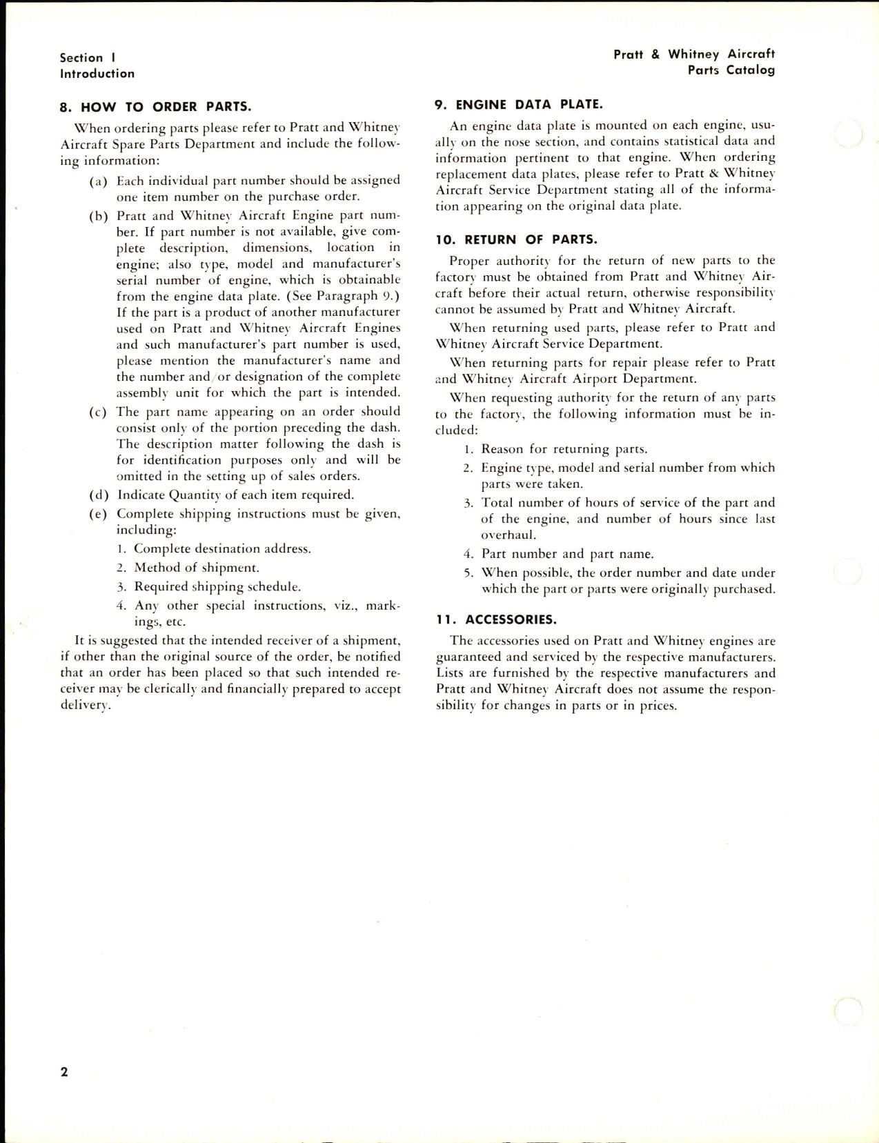 Sample page 8 from AirCorps Library document: Parts Catalog for Wasp Junior - AN-1, AN-2, AN-3, AN-4, AN-6, AN-6B, AN-8, AN-10, AN-12, AN-12B, AN-14B, B3, B4, B5