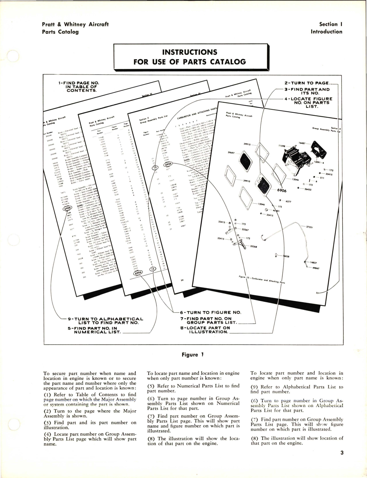 Sample page 9 from AirCorps Library document: Parts Catalog for Wasp Junior - AN-1, AN-2, AN-3, AN-4, AN-6, AN-6B, AN-8, AN-10, AN-12, AN-12B, AN-14B, B3, B4, B5