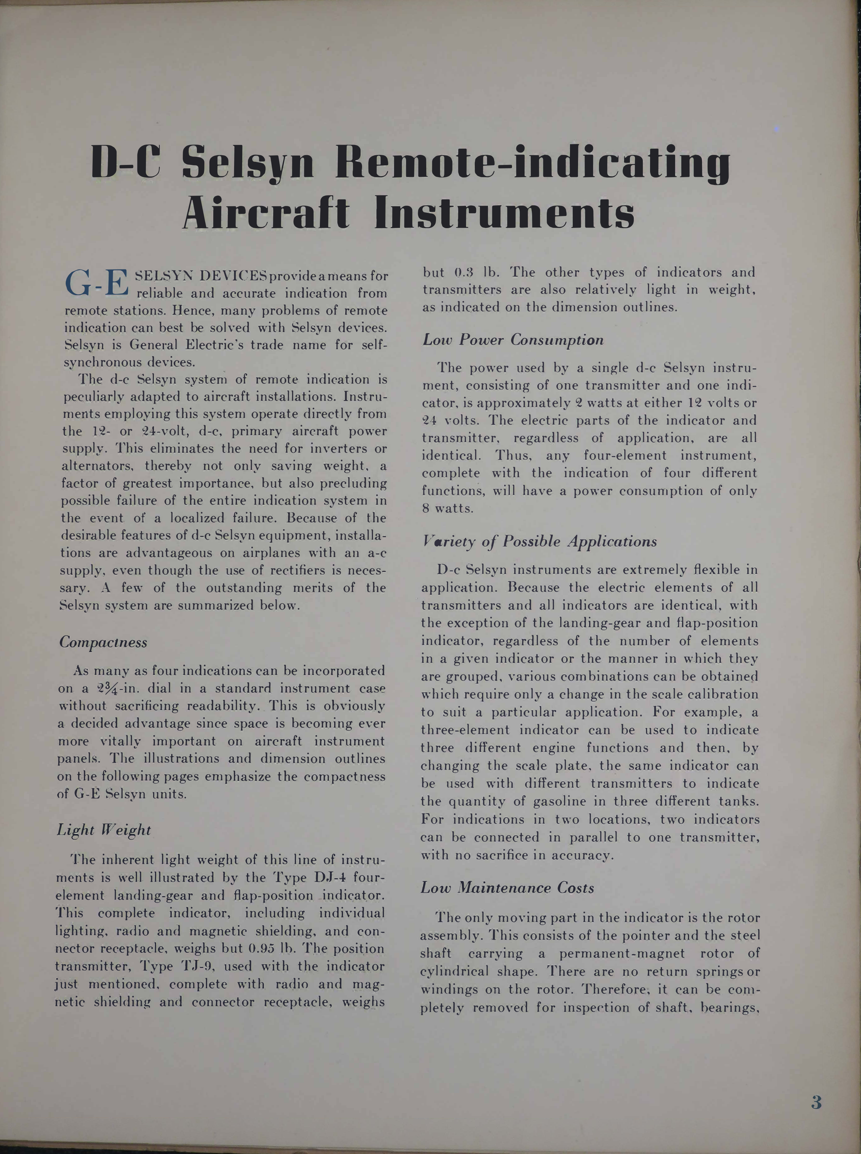 Sample page 5 from AirCorps Library document: Aircraft Instruments, Remote-Indicating D-C Selsyn System