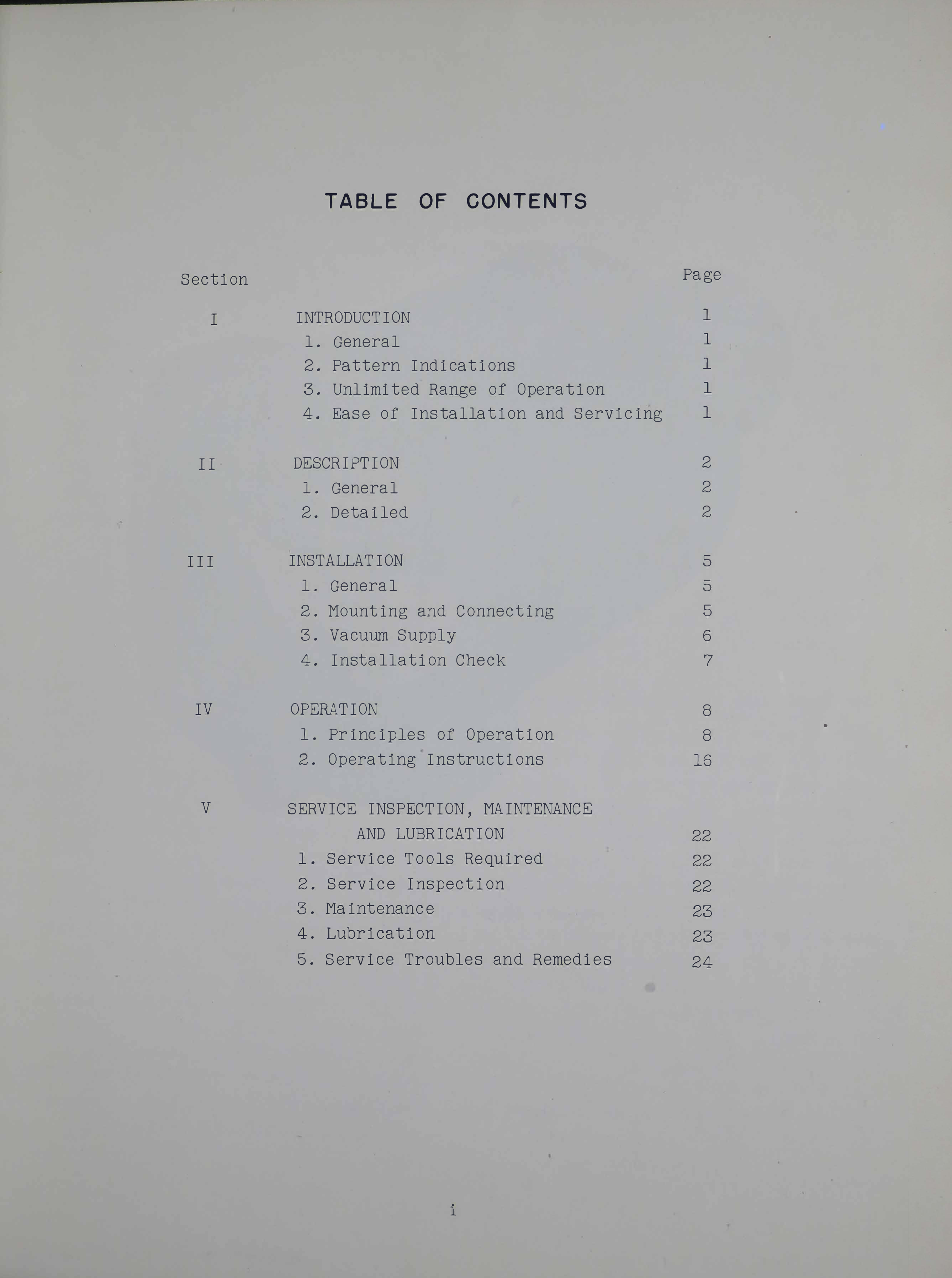 Sample page 5 from AirCorps Library document: Operation and Service Instructions for Attitude Gyro Model F-3