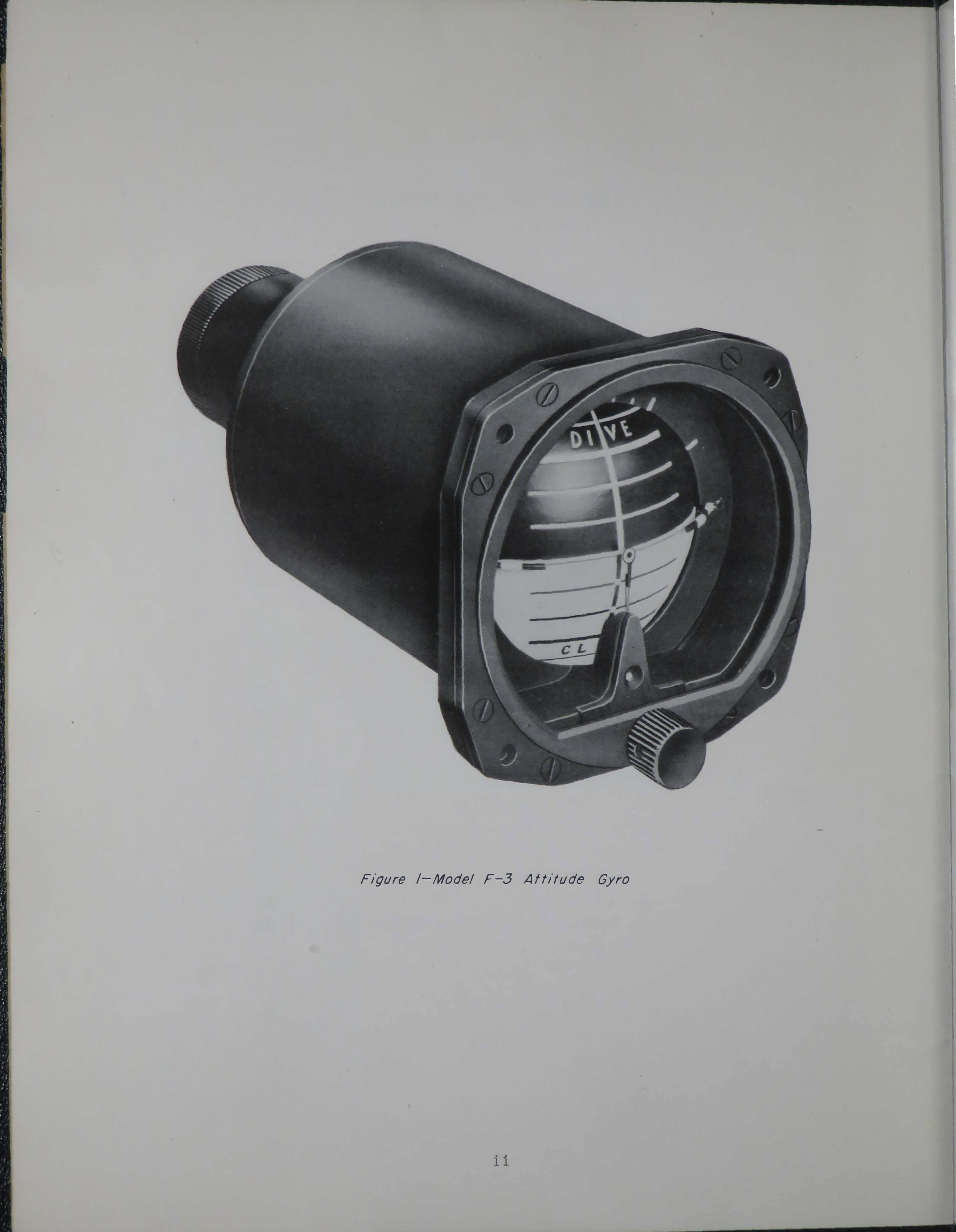 Sample page 6 from AirCorps Library document: Operation and Service Instructions for Attitude Gyro Model F-3