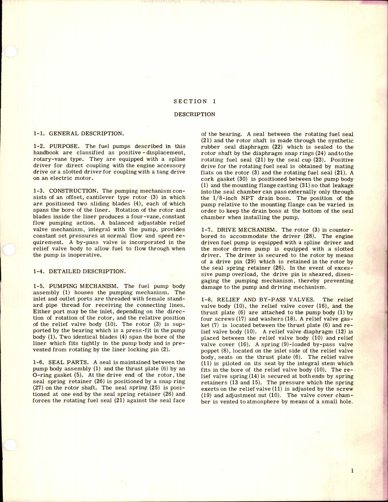 Sample page 7 from AirCorps Library document: Instruction Manual for Engine Driven Fuel Pump - Model TF-1900