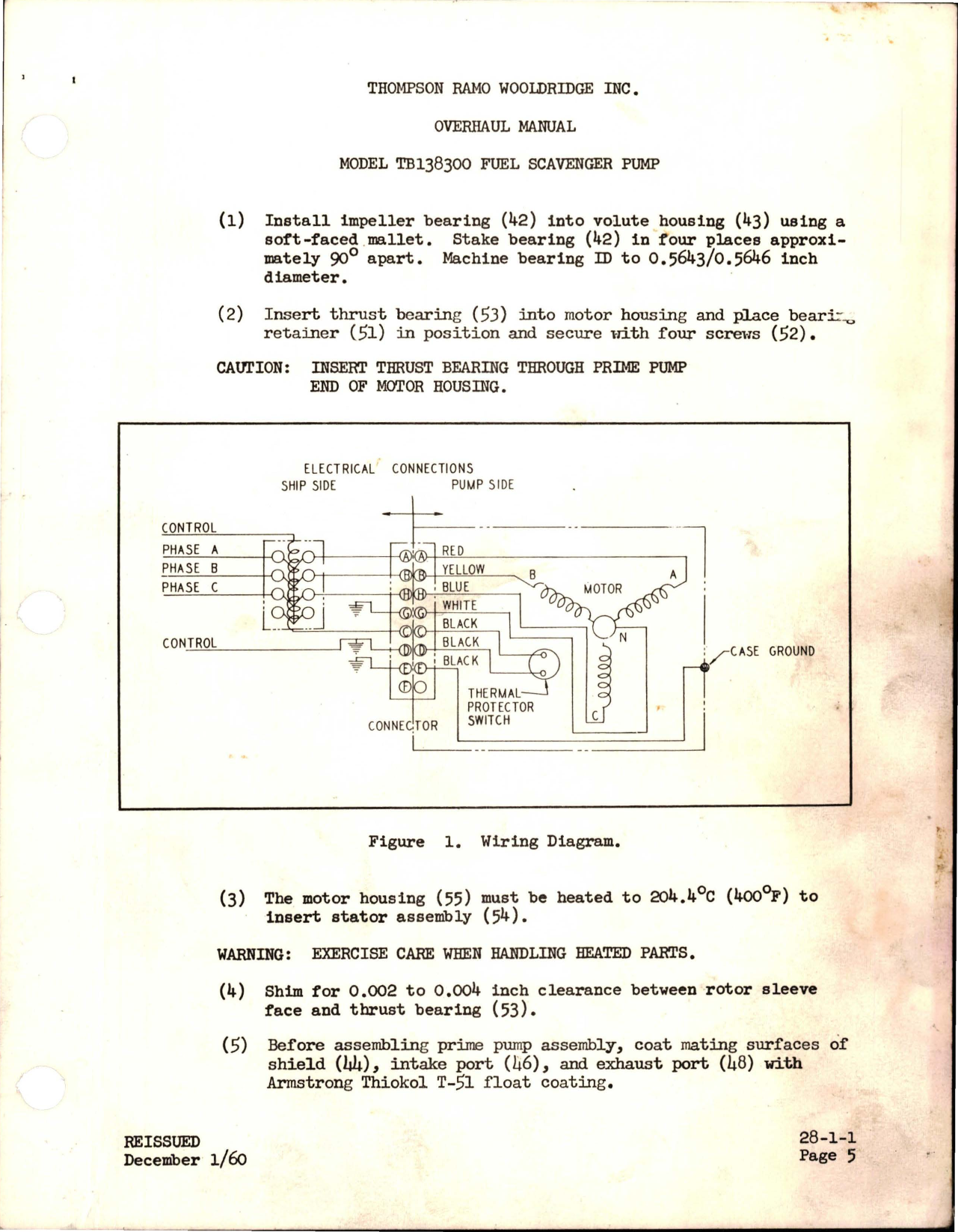 Sample page 5 from AirCorps Library document: Overhaul Manual for Fuel Scavenger Pump - Model TB138300