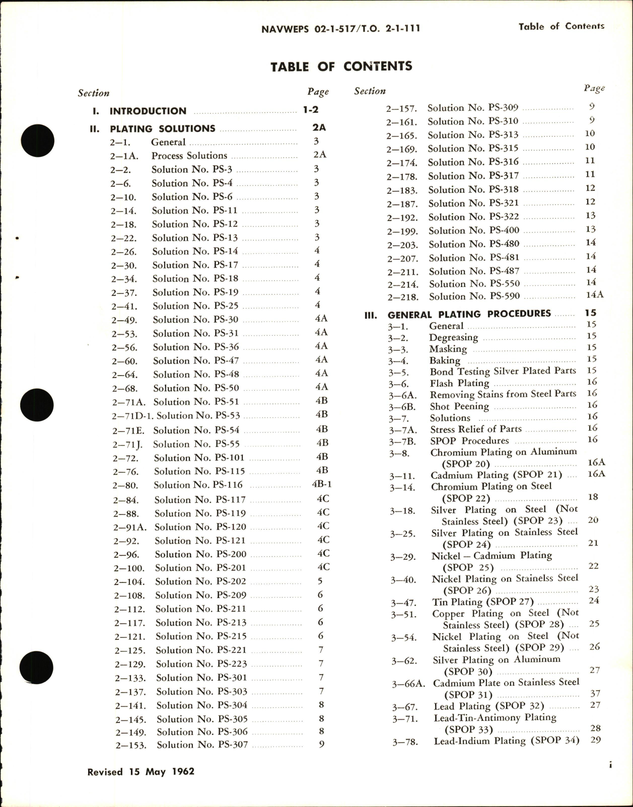 Sample page 5 from AirCorps Library document: Overhaul Plating Instructions for Pratt & Whitney Aircraft Engines