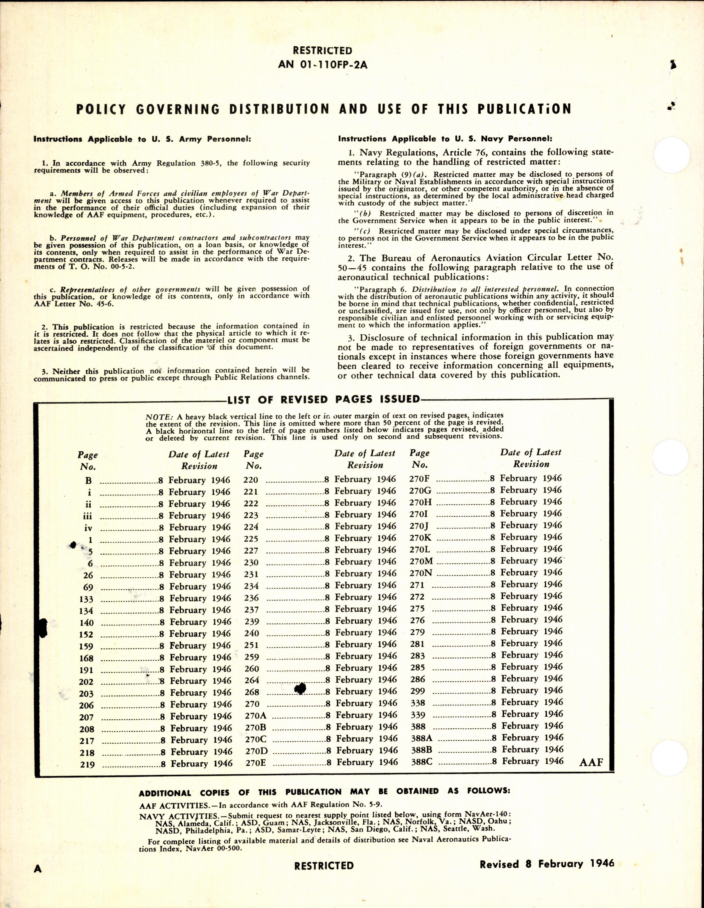 Sample page 2 from AirCorps Library document: Erection and Maintenance Instructions for RP-63A