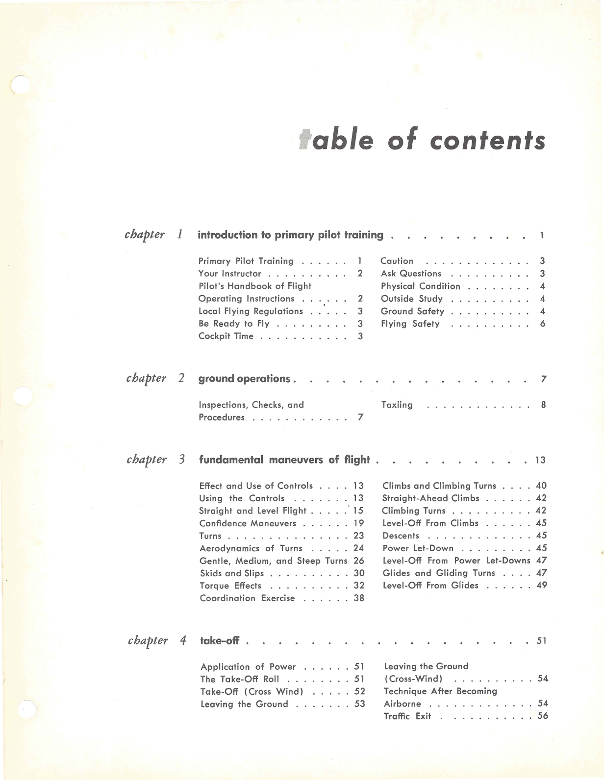 Sample page 4 from AirCorps Library document: Primary Flying