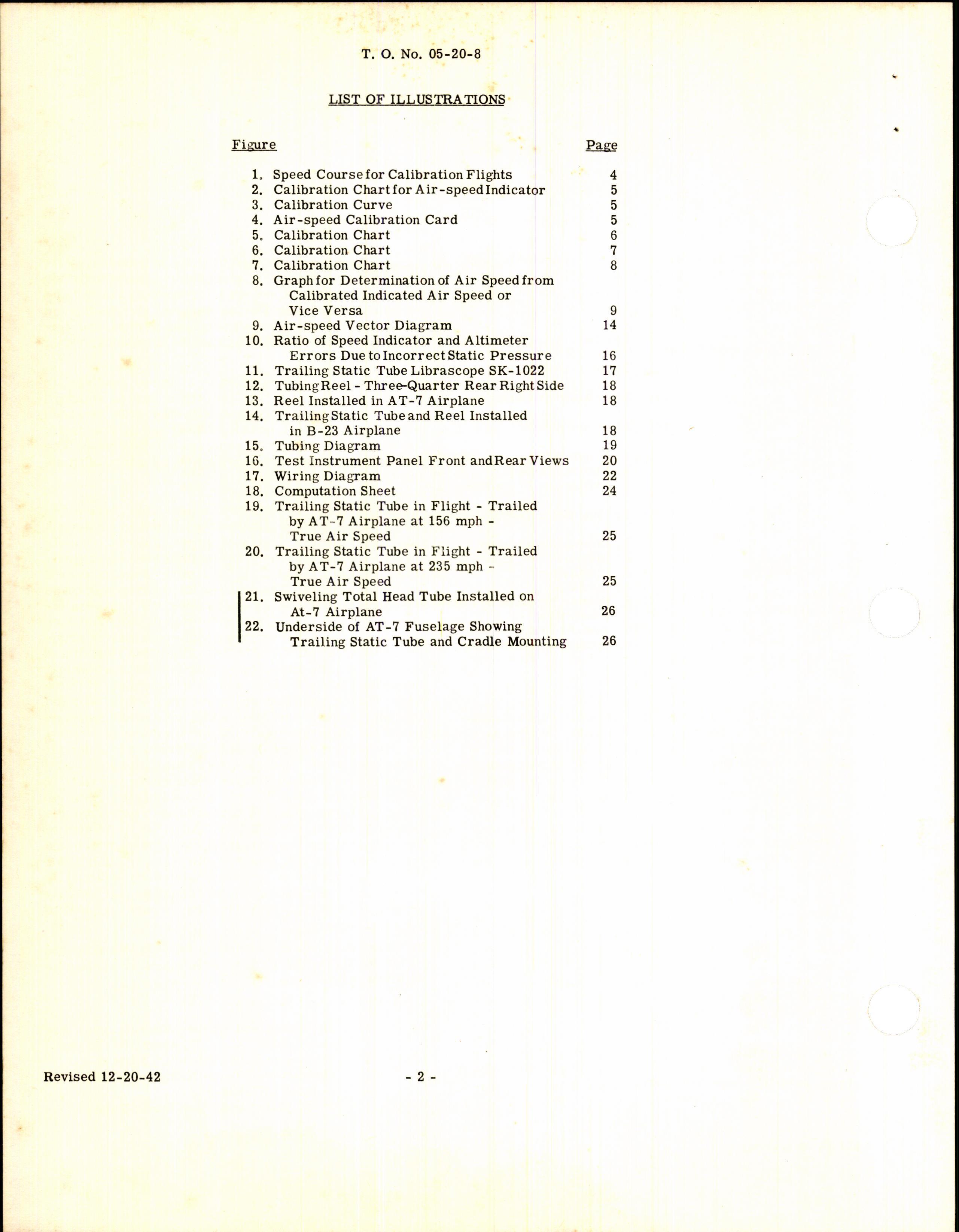 Sample page 4 from AirCorps Library document: Instructions for Calibration of Airspeed Indicator Installations