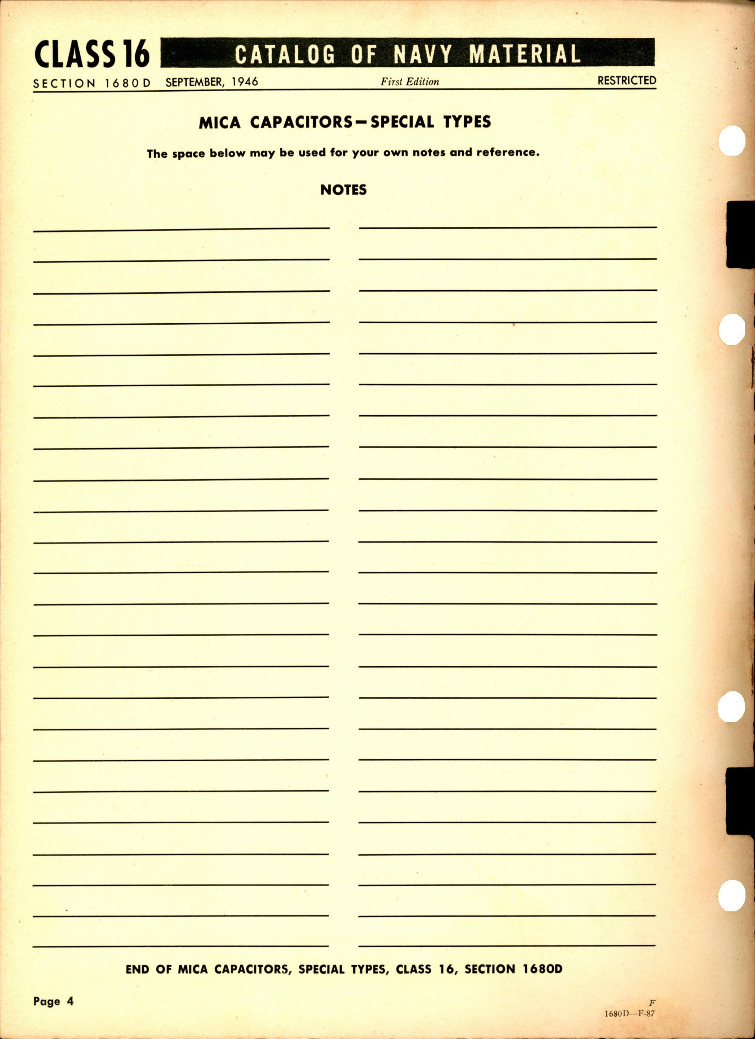 Sample page 4 from AirCorps Library document: Mica Capacitors Special Type