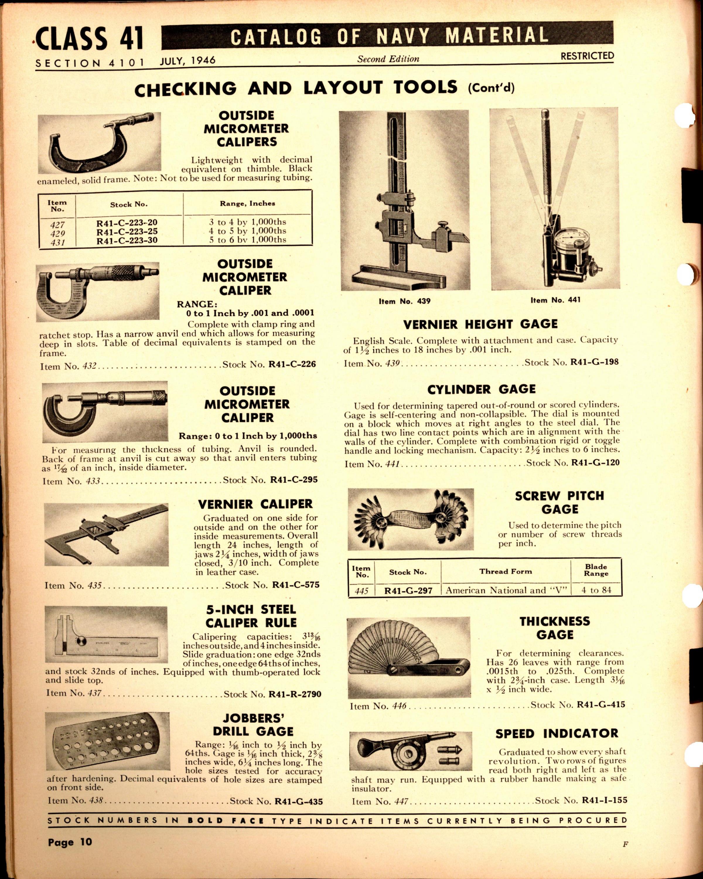 Sample page 10 from AirCorps Library document: Hand Tools