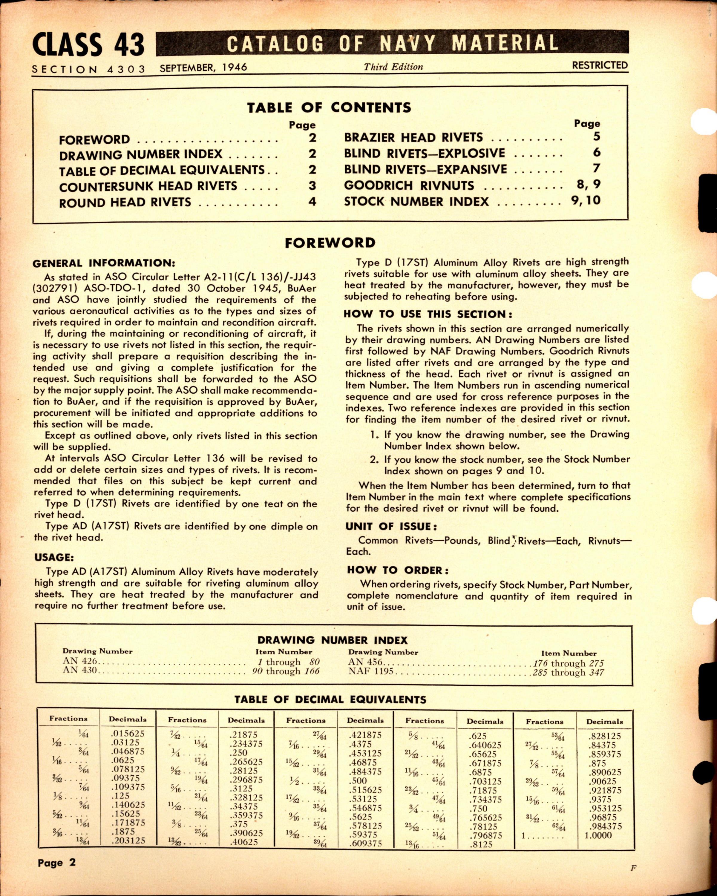 Sample page 2 from AirCorps Library document: Rivets and Rivnuts