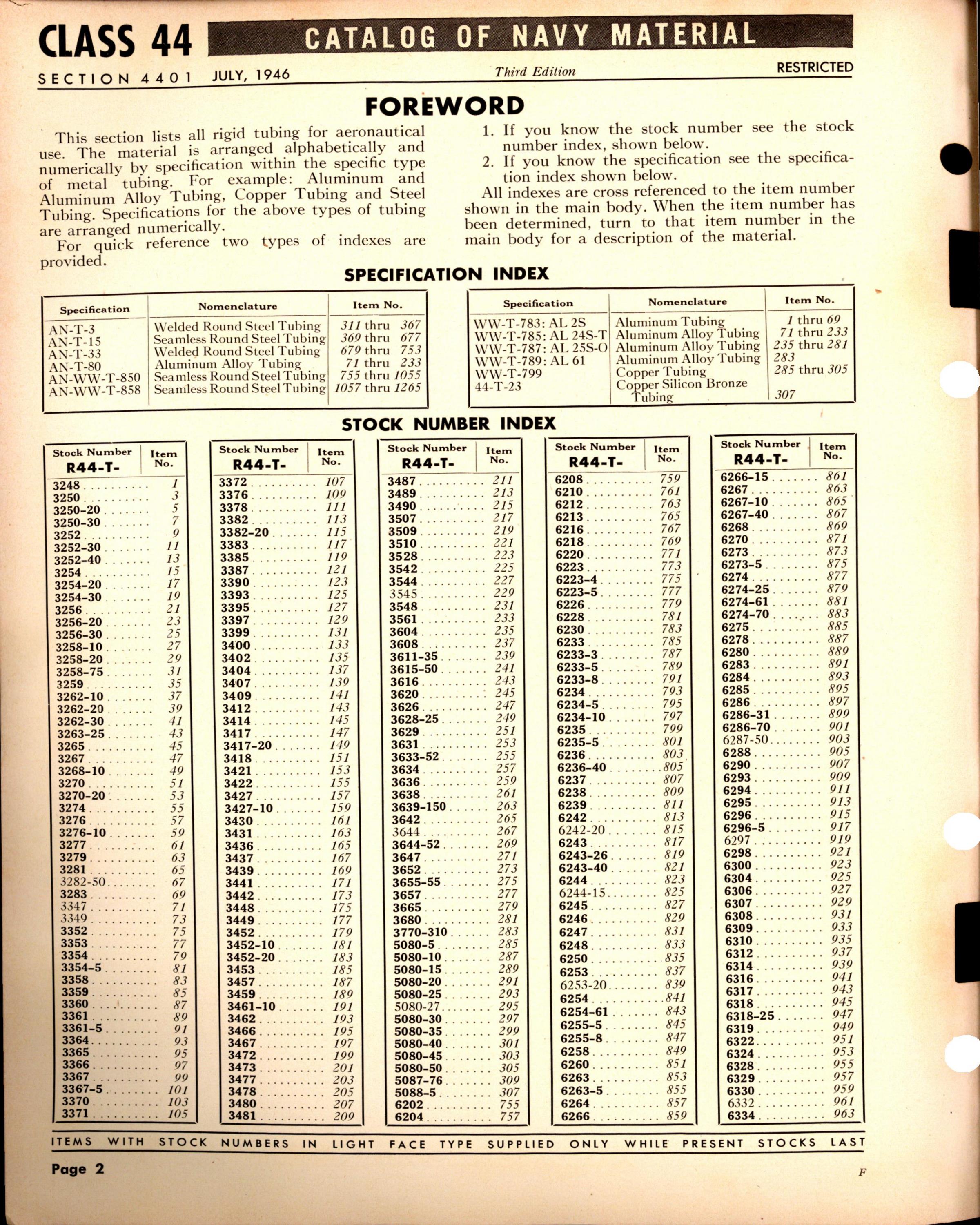 Sample page 2 from AirCorps Library document: Rigid Tubing - Aluminum, Copper, & Steel