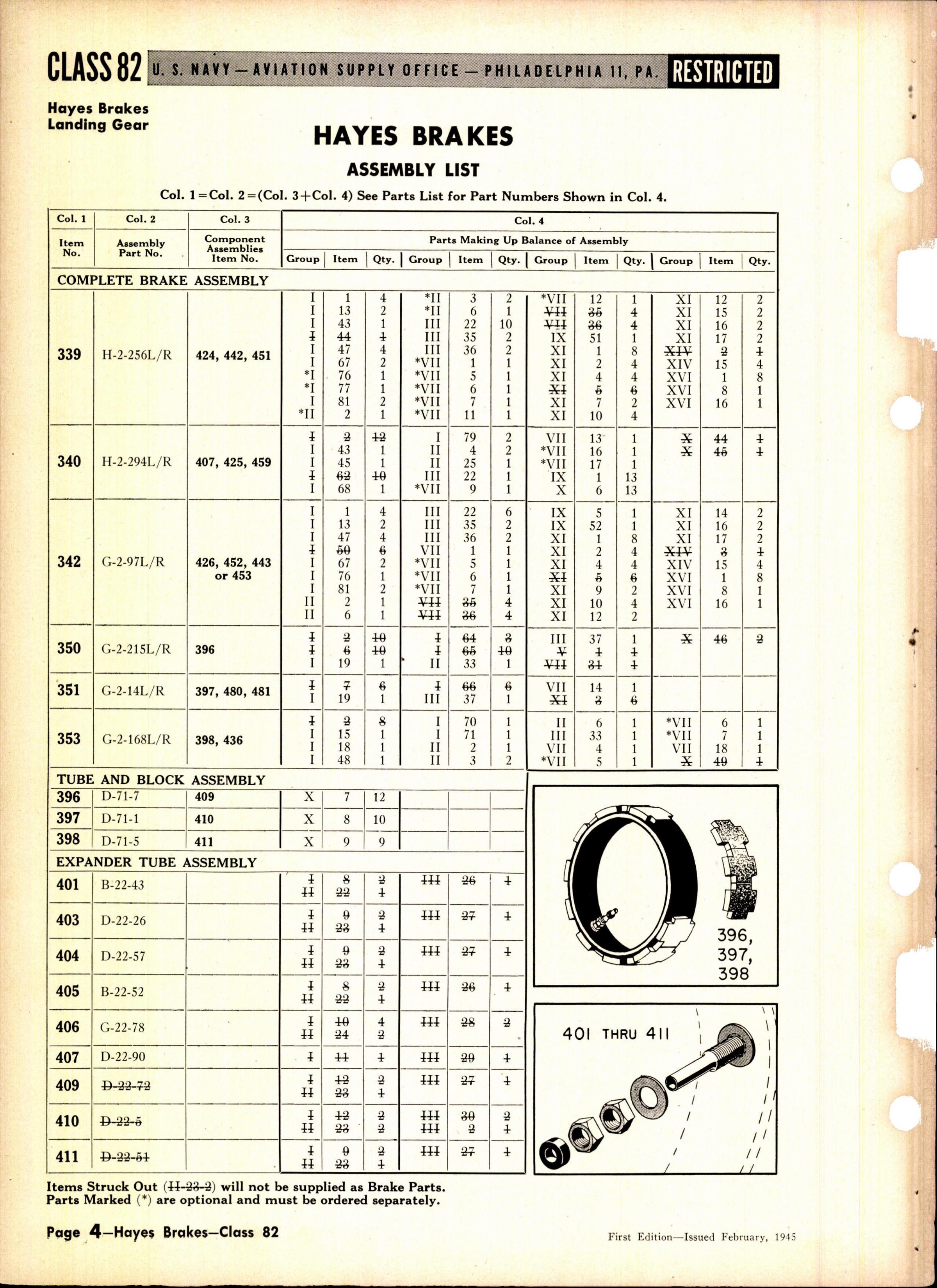 Sample page 4 from AirCorps Library document: Hayes Brakes