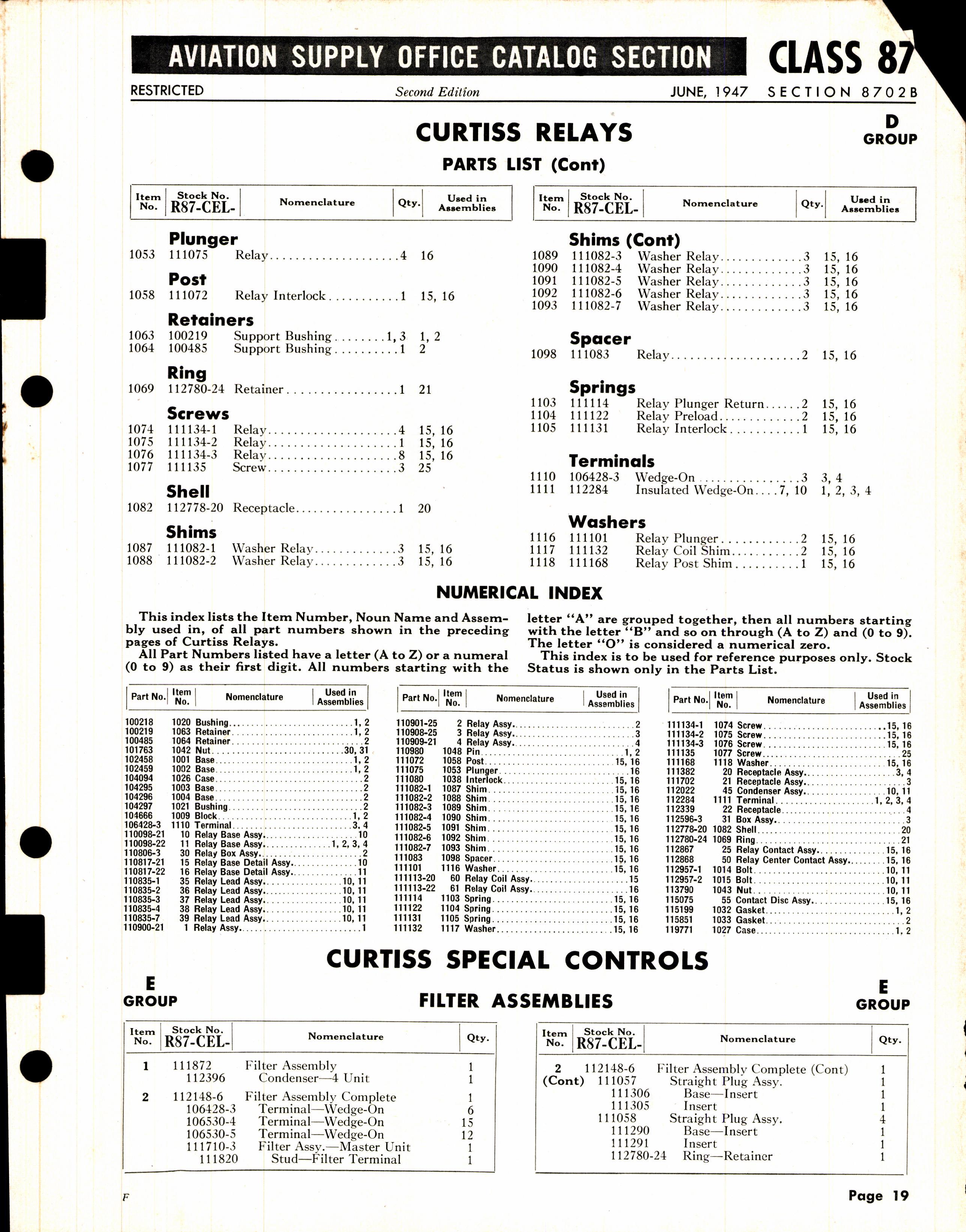 Sample page 19 from AirCorps Library document: Curtiss Propeller Controls